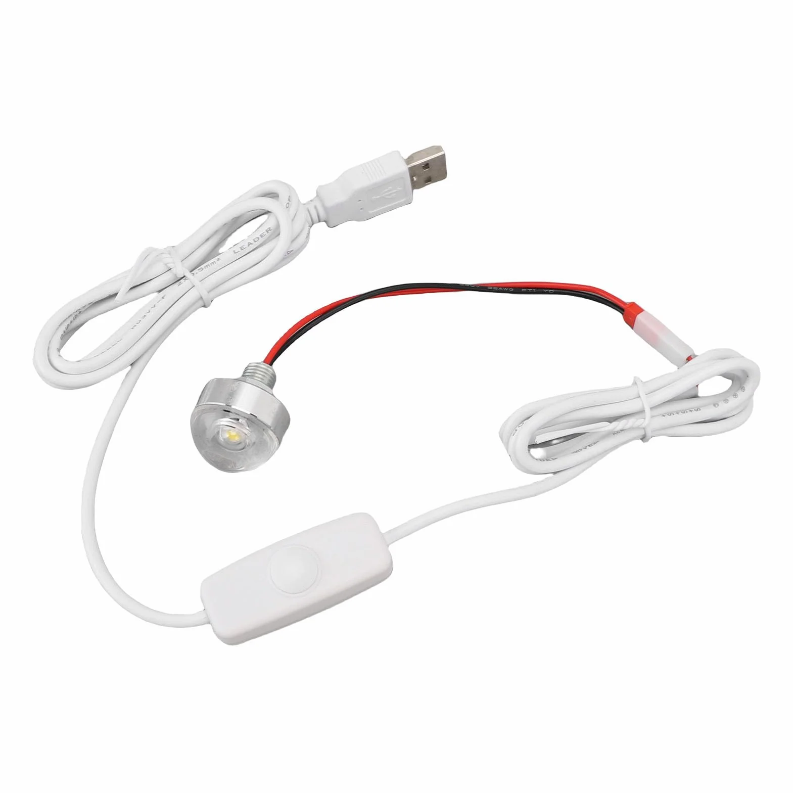 Cryfokt Mini Reflektor LED, Stała lub Oddychająca jasność światła Punktowego USB 5 V do Prezentacji Szafki na biżuterię