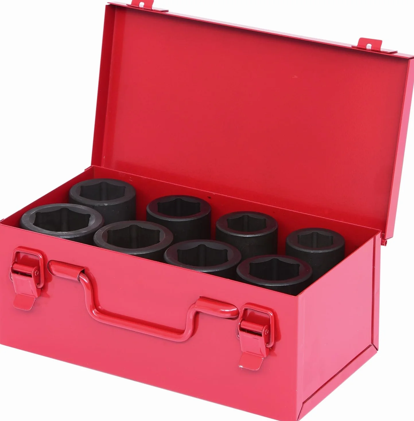 KS Tools 515.0308 1"Zestaw gniazd silowych szesciokatnych, dlugich 8-szt, 24-38mm
