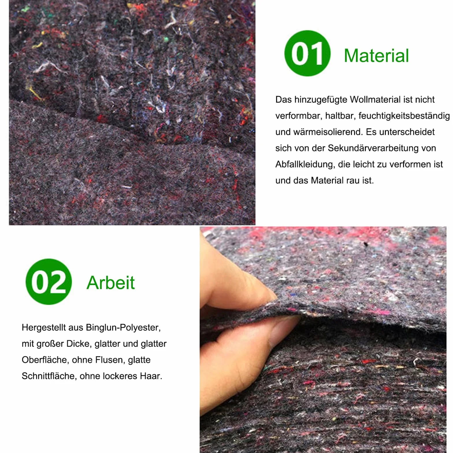 LZQ Włóknina malarska, rolka 50 m, 180 g/m², folia maskująca, malowana, rolka do płytek malarskich z powłoką antypoślizgową, ochrona przed wyciekiem płynów, płytki kryjące do podłóg