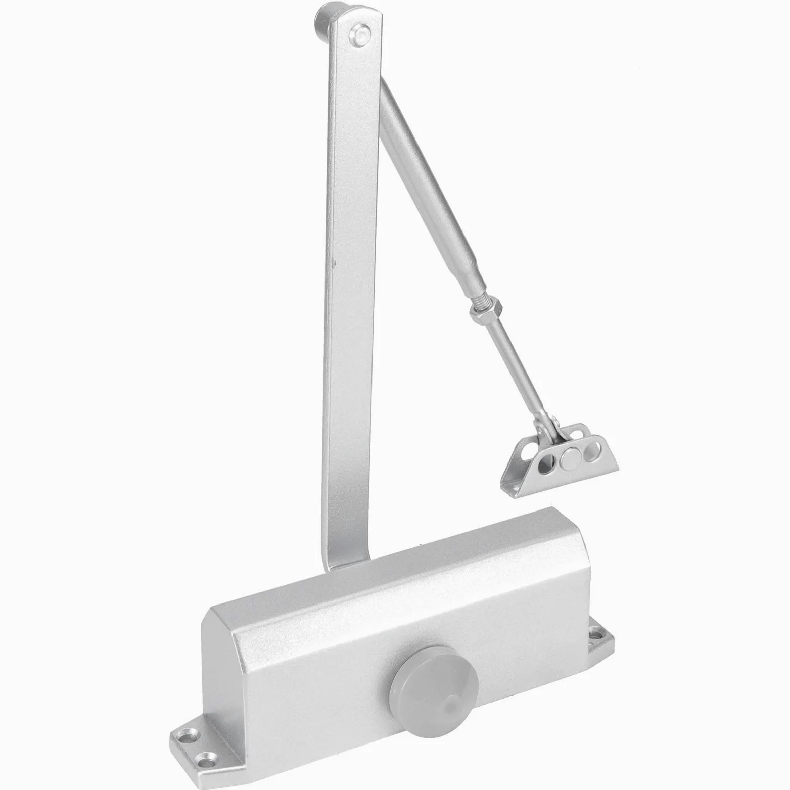 Generic Wytrzymały Hydrauliczny Ogranicznik Drzwi z Regulowanym Wysięgnikiem Teleskopowym do 180 Stopni, Idealny do Drzwi Metalowych/drewnianych (062 łożysko 85 KG)