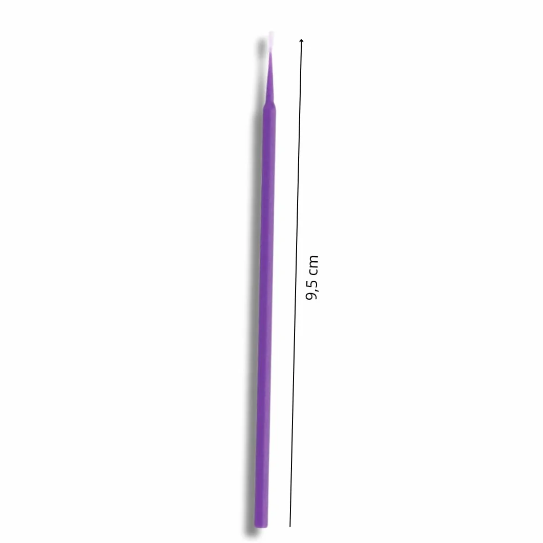 PARENCE.- Zestaw 100 precyzyjnych środków czyszczących - Bawełniana głowica, idealna do elektroniki, biżuterii i ozdób - Długość 9,5 cm - Praktyczna kieszeń na suwak, losowy kolor