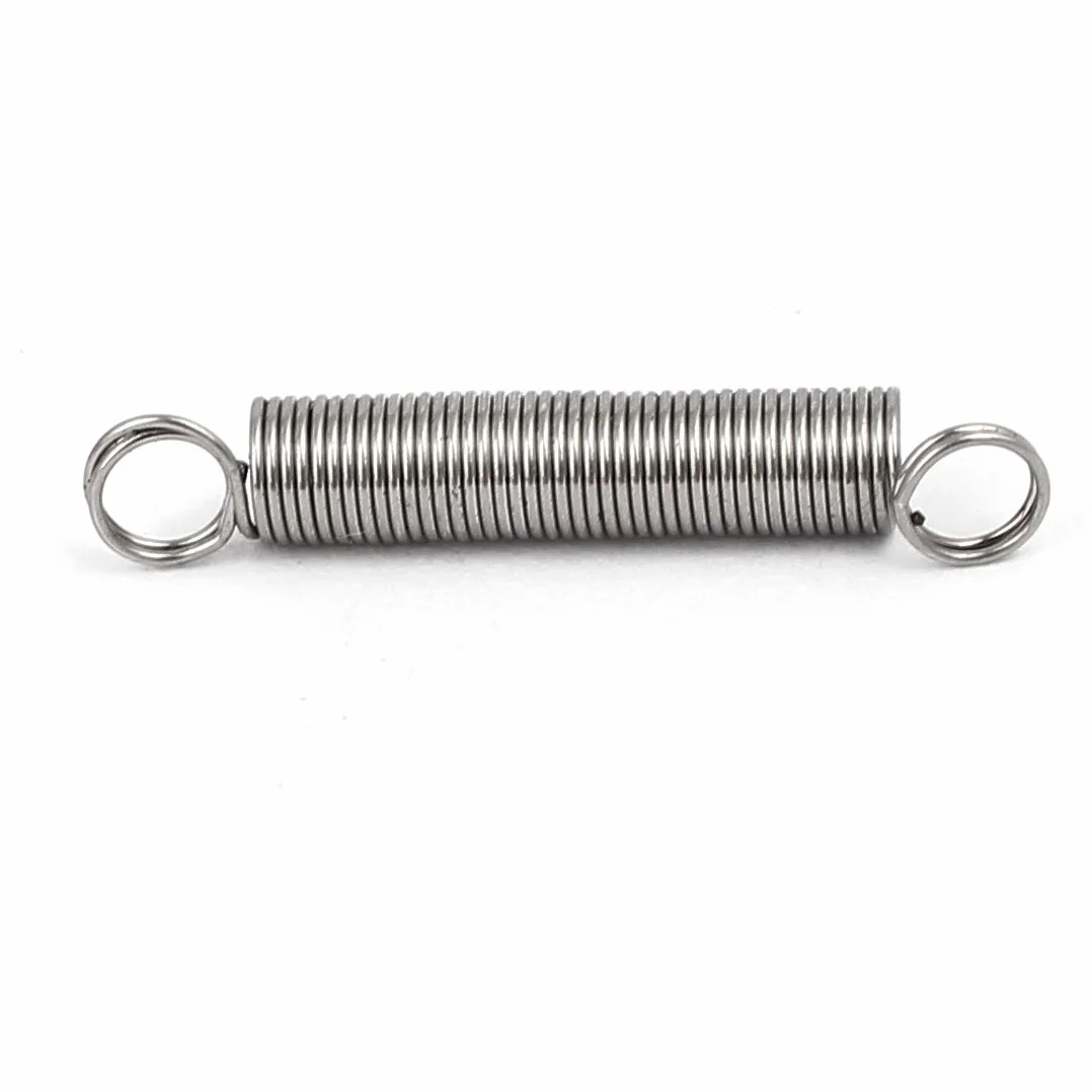 sourcingmap® 10 szt. 0,3 mm x 3 mm x 20 mm 304 stal szlachetna sprężyny zaciskowe srebrny odcień odskakuje sprężyna druciana de