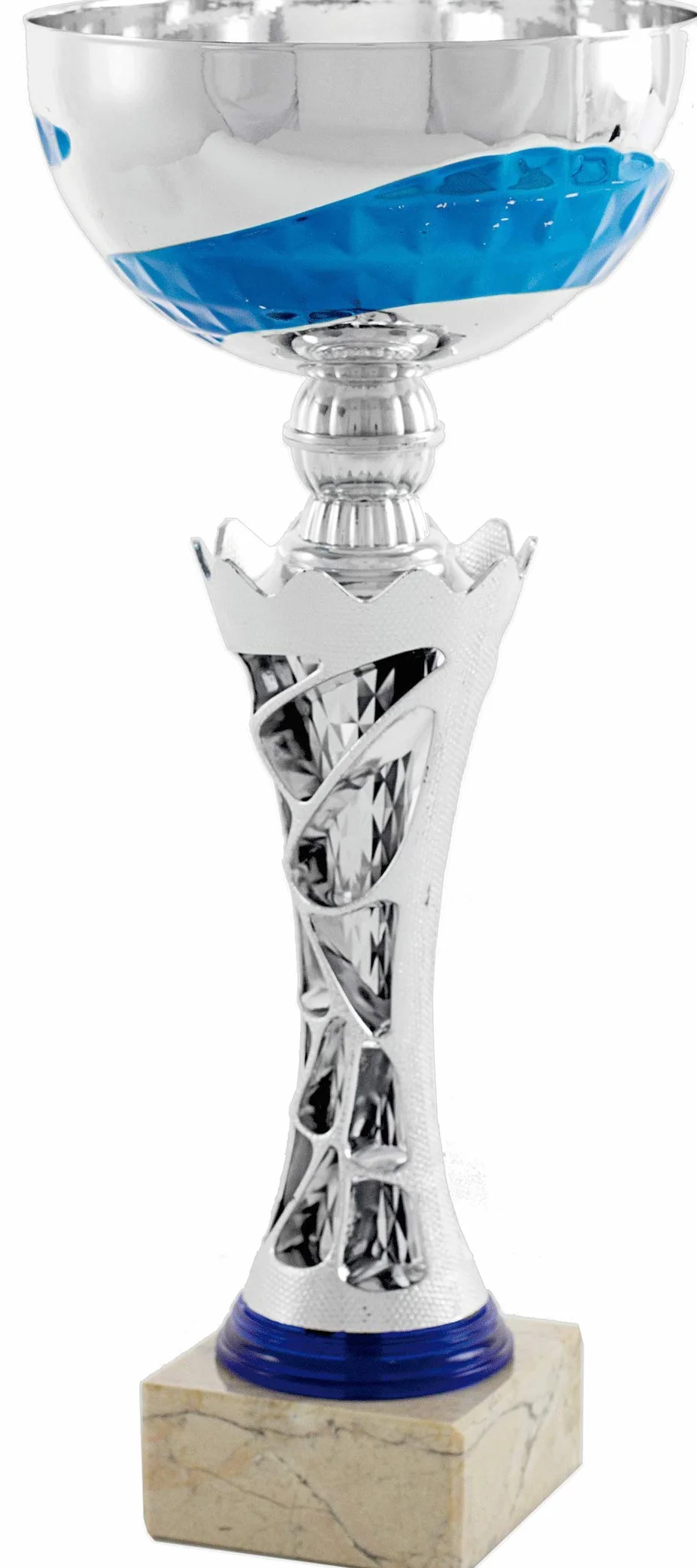 AT41943 trofeum dla dorosłych, uniseks, niebieski, srebrny, 30 cm
