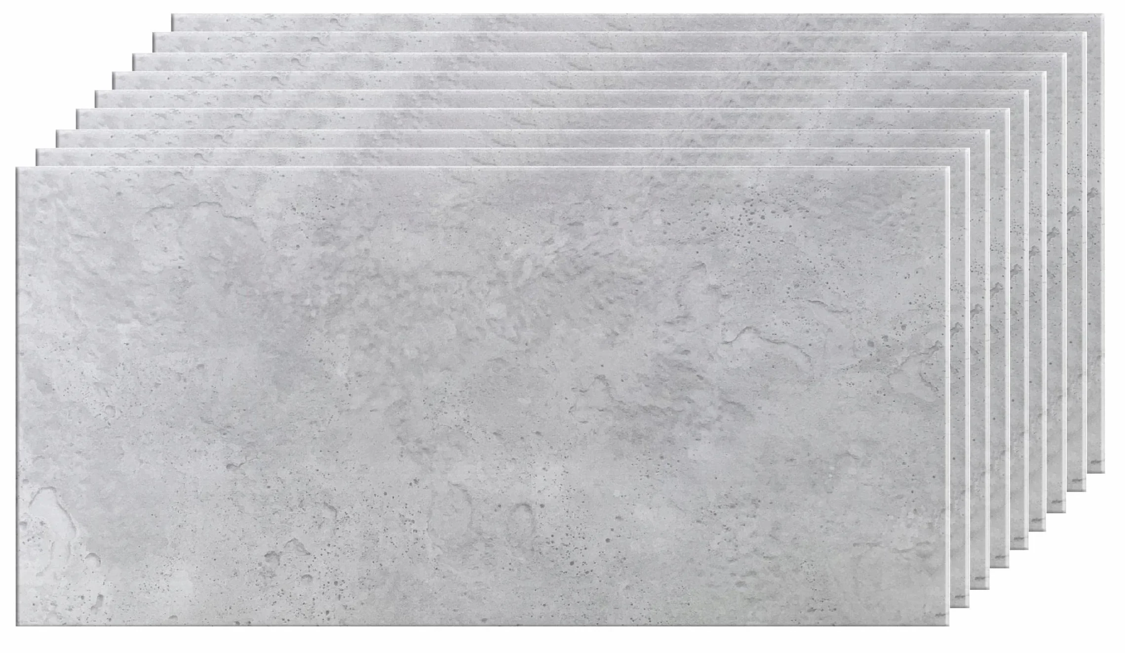 Panele ścienne DECCART o wyglądzie betonu - panele sufitowe - okładzina ścienna okładzina sufitowa z imitacją betonu - 100x50 cm - Szary - 6914 XL - 8 sztuk (4 m²)