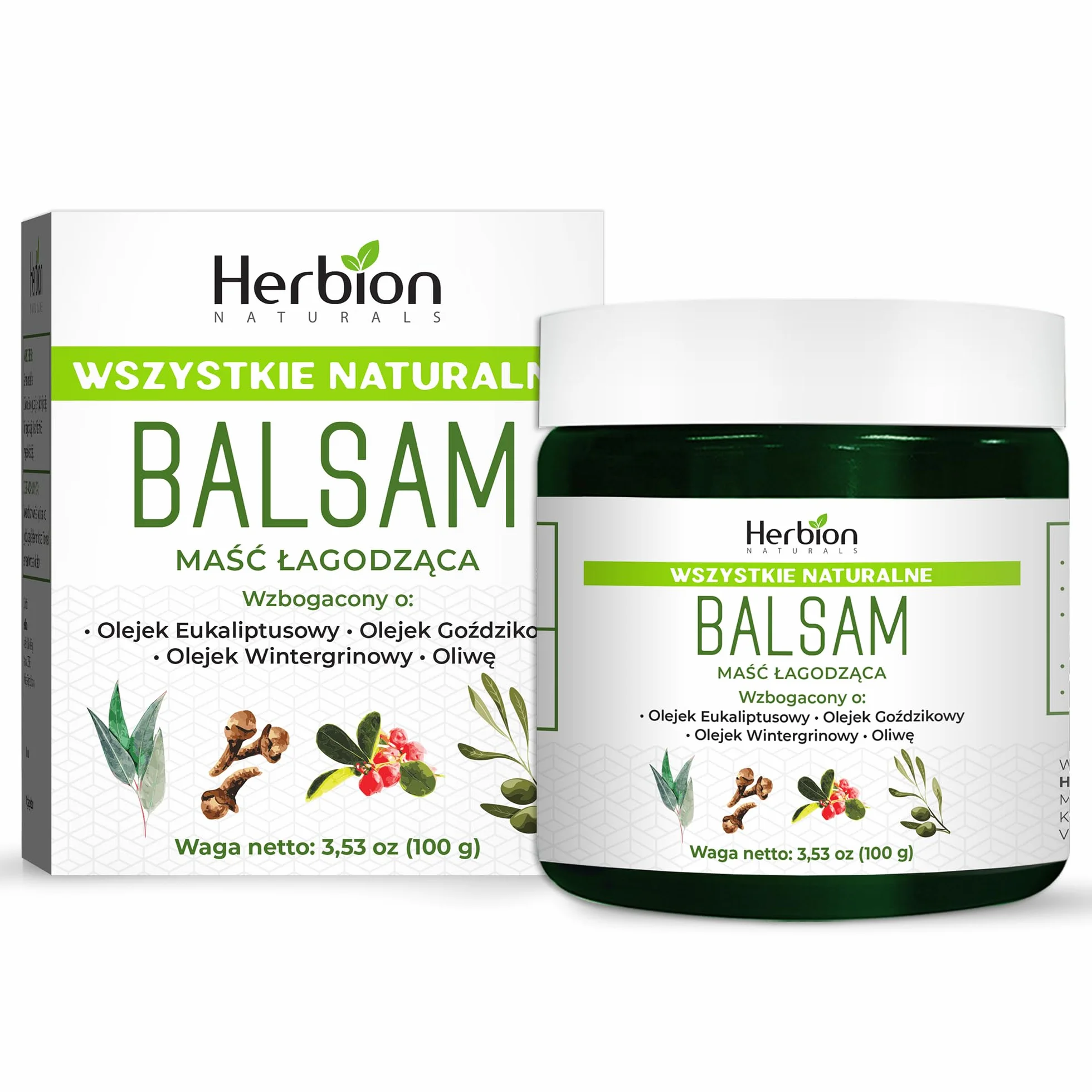 Herbion Naturals Chest Rub, Naturalna maść łagodząca, 100 gm