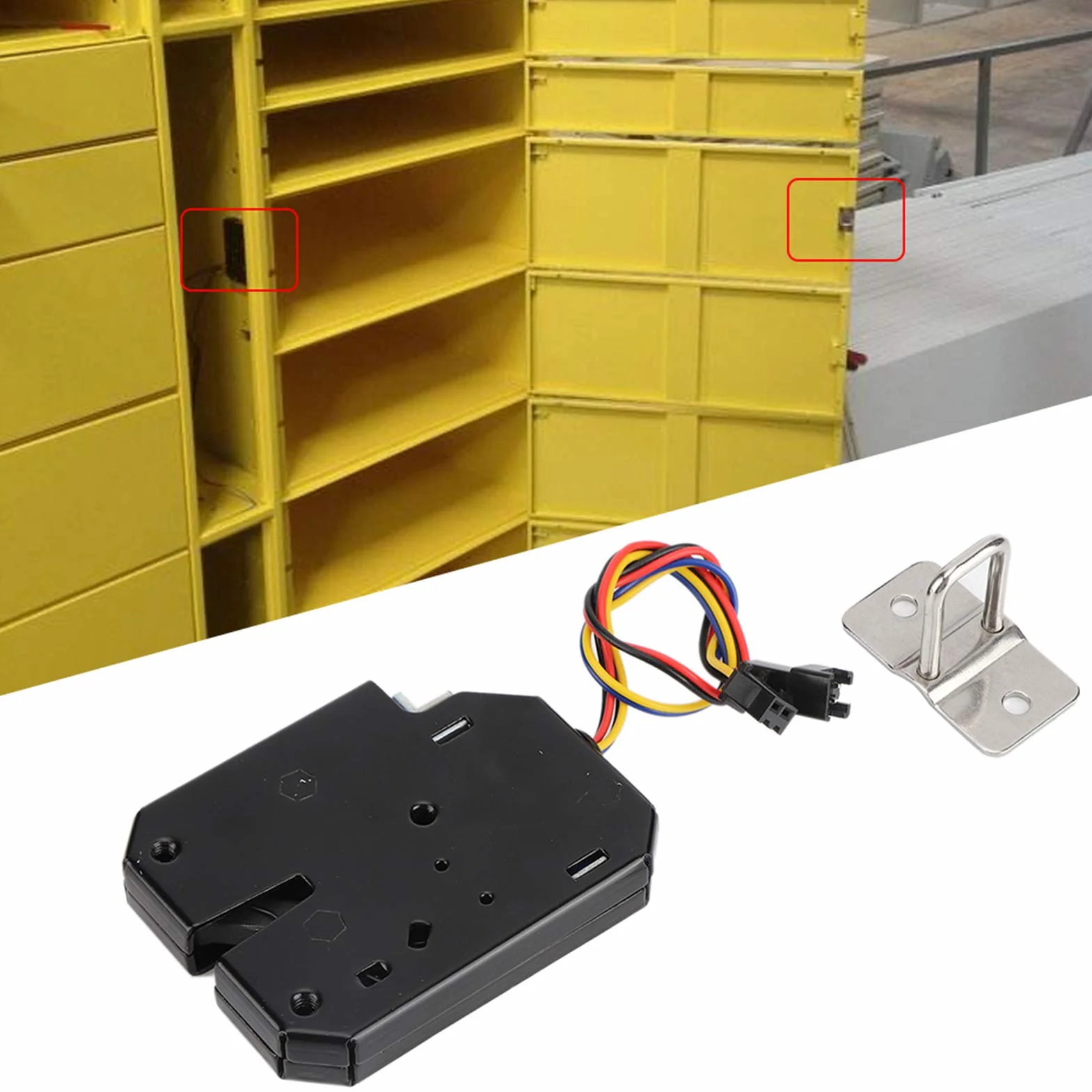 Elektroniczny Zamek do Szafki, Zamek do Sterowania Zasilaniem DC 12V do Szafki do Szafki na Spiżarnię, Elektryczny Zamek Magnetyczny Elektromagnes