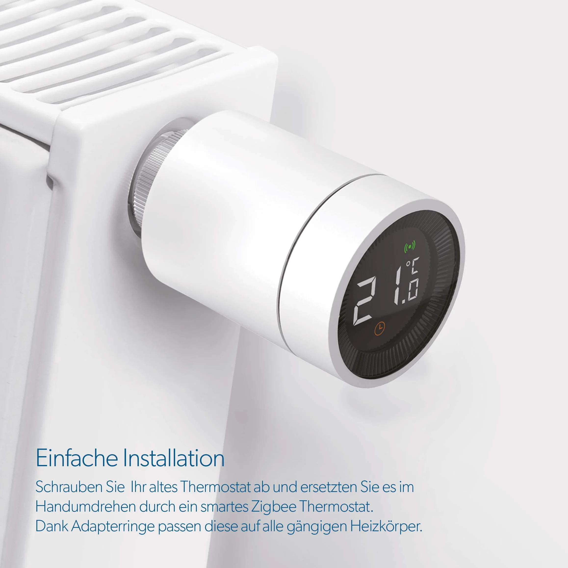 UNITEC Inteligentne przedłużenie termostatu chłodnicy z wyświetlaczem LCD, kompatybilne z Amazon Alexa i Hey Google,30946