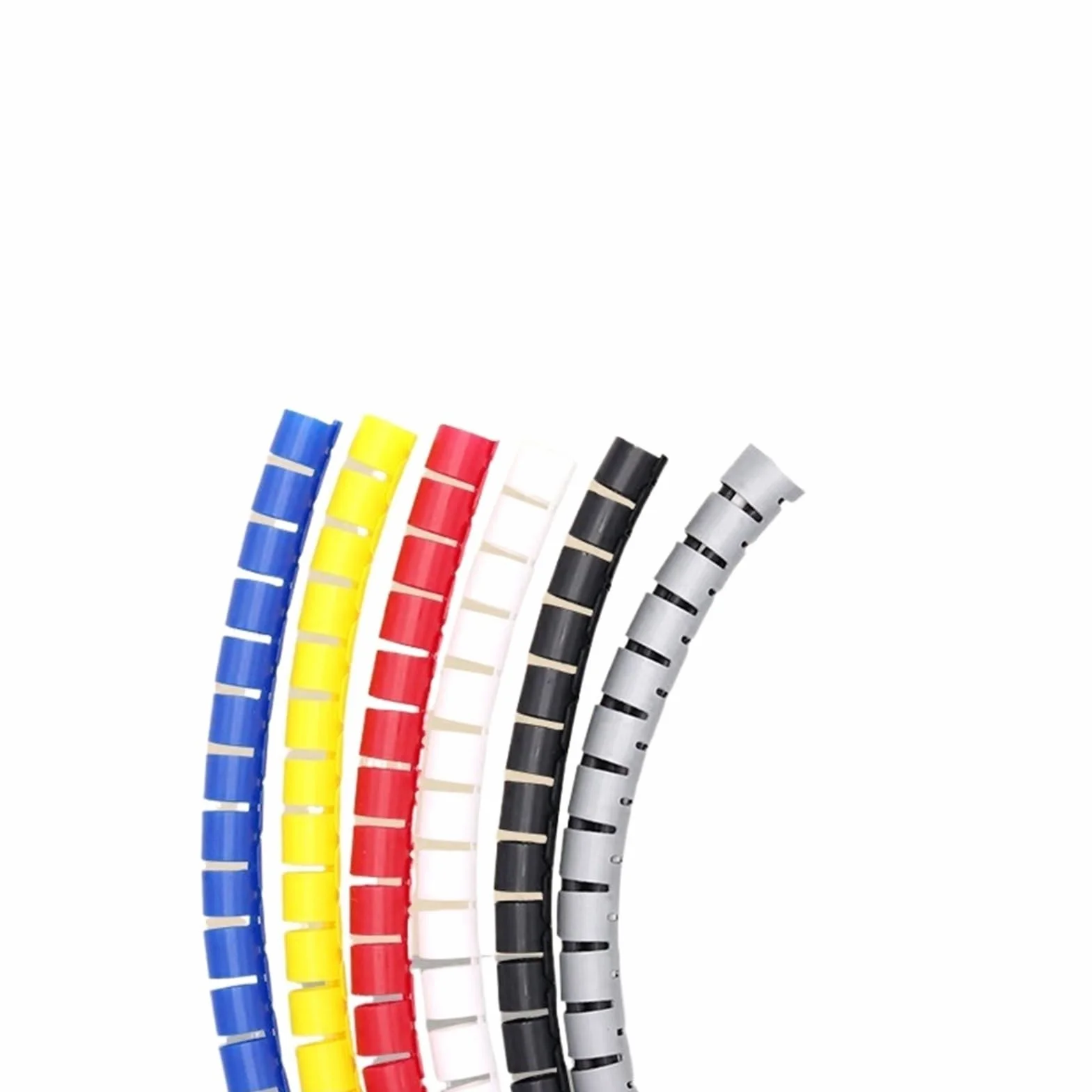 Osłona ochronna kabla, 1 szt. 30mm 35mm średnica rury spiralna linia kablowa spiralny nawijający przewód organizator rur(Red,35mm 5 Meters)