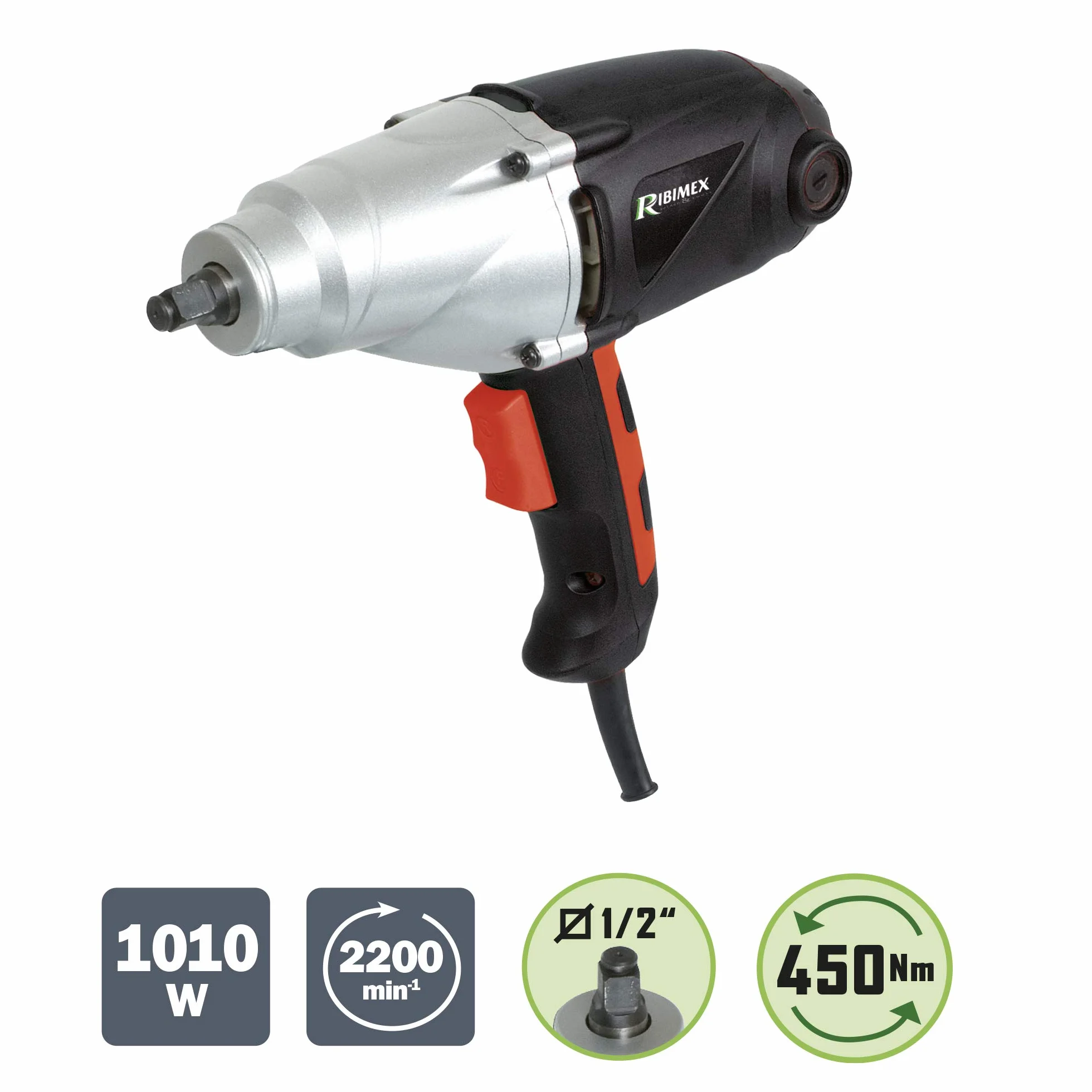 RIBITECH - Elektryczny klucz udarowy 1010 W