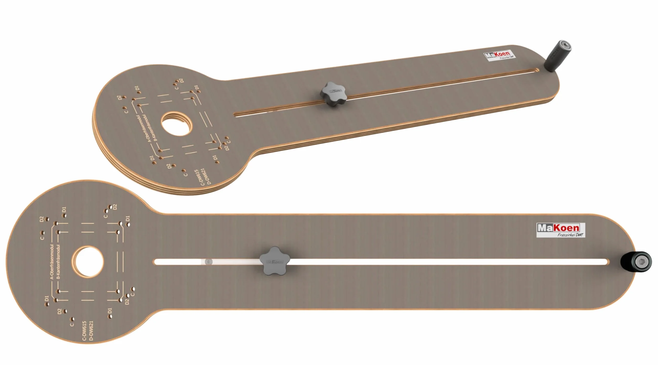 Krążek frezarski do cięcia kołowego pasujący do frezarki górnowrzecionowej DeWalt DW615 DW621 26204K 2,4 cm do 108 cm wraz ze śrubami uchwyt obrotowy szablon do frezowania
