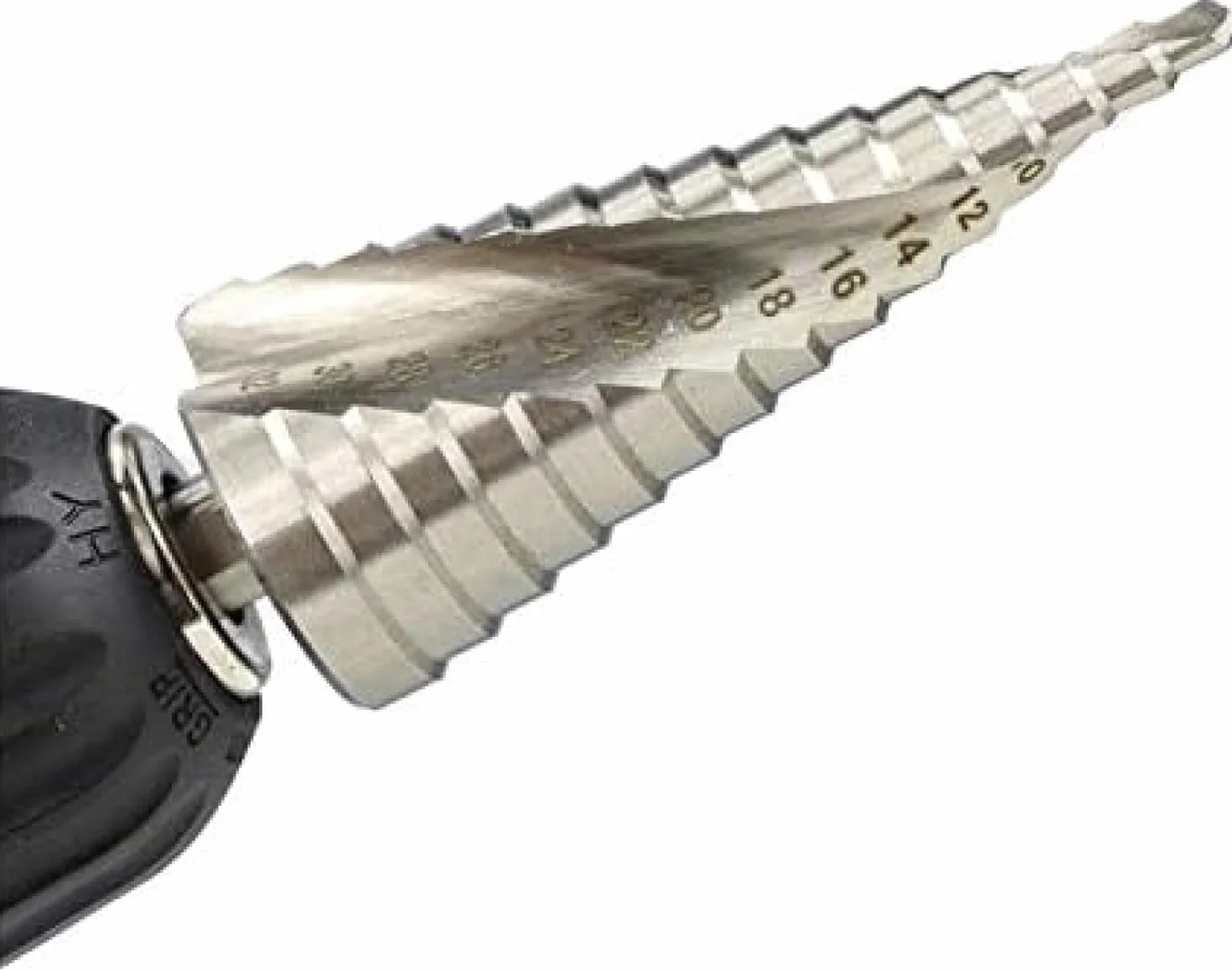 Wiertło Stopniowe, Wiertła Do Metalu, Wiertło Stopniowe Z Węglika Spiekanego Hss 4-32mm 6-60mm Wiertło Stopniowe Spiralne Rowek Pagoda Wiertło Trójkątny Uchwyt D, 1pc 4 32mm