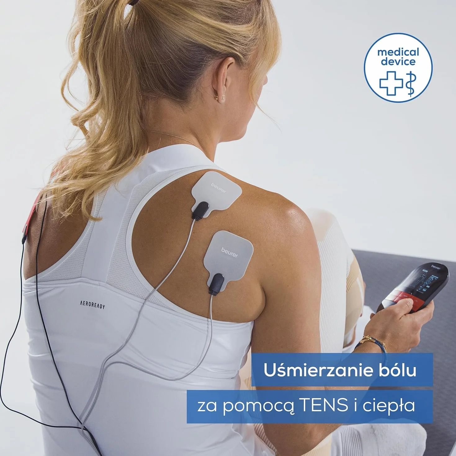 Beurer EM 59 Heat Cyfrowe urządzenie TENS/EMS 4 w 1 do stymulacji prądem