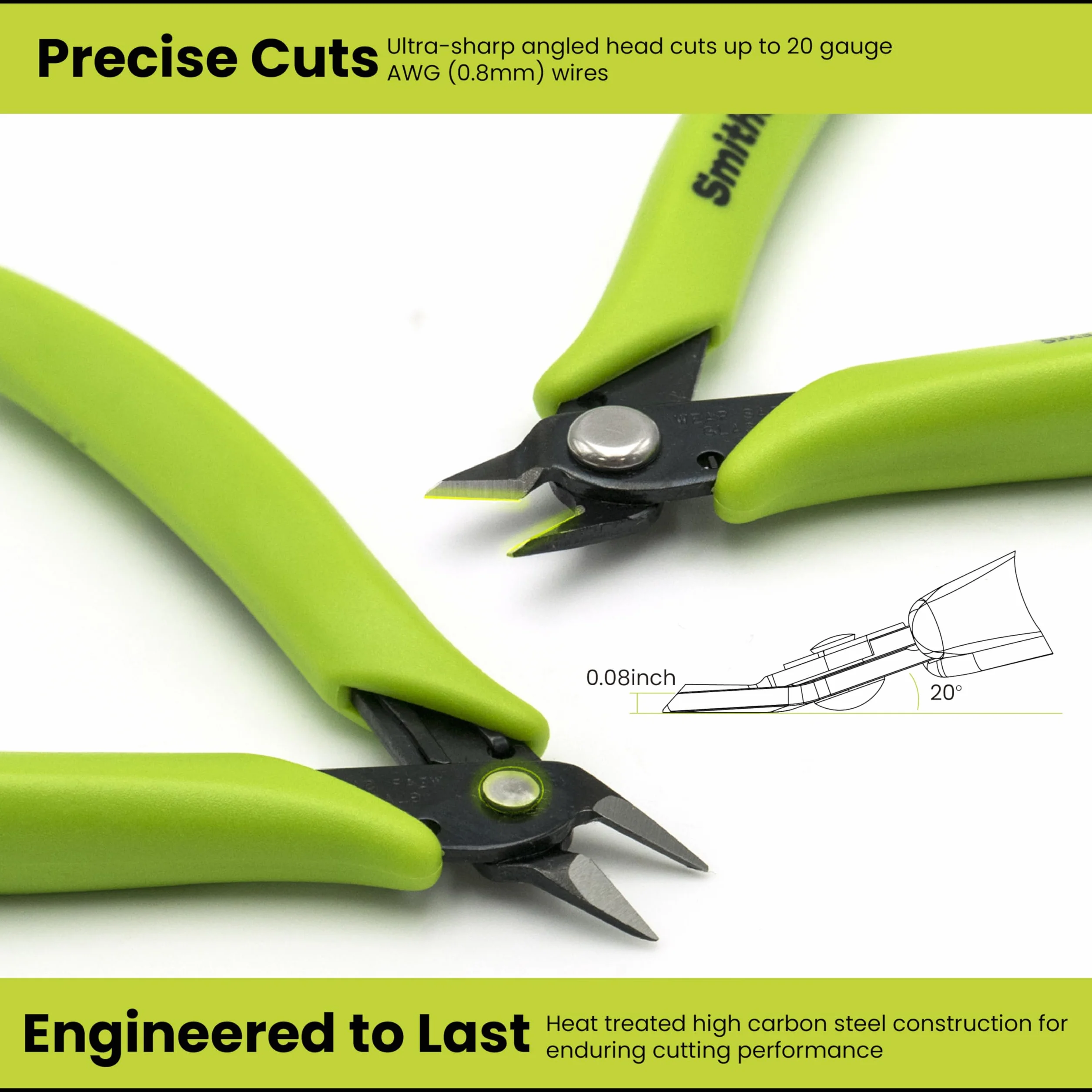 Smithology 12,2 cm Micro Flush Cutters 3 szt