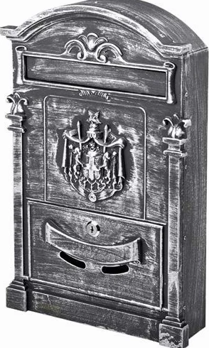 MAURER "ROYAL BIG" skrzynka pocztowa z antycznym aluminium