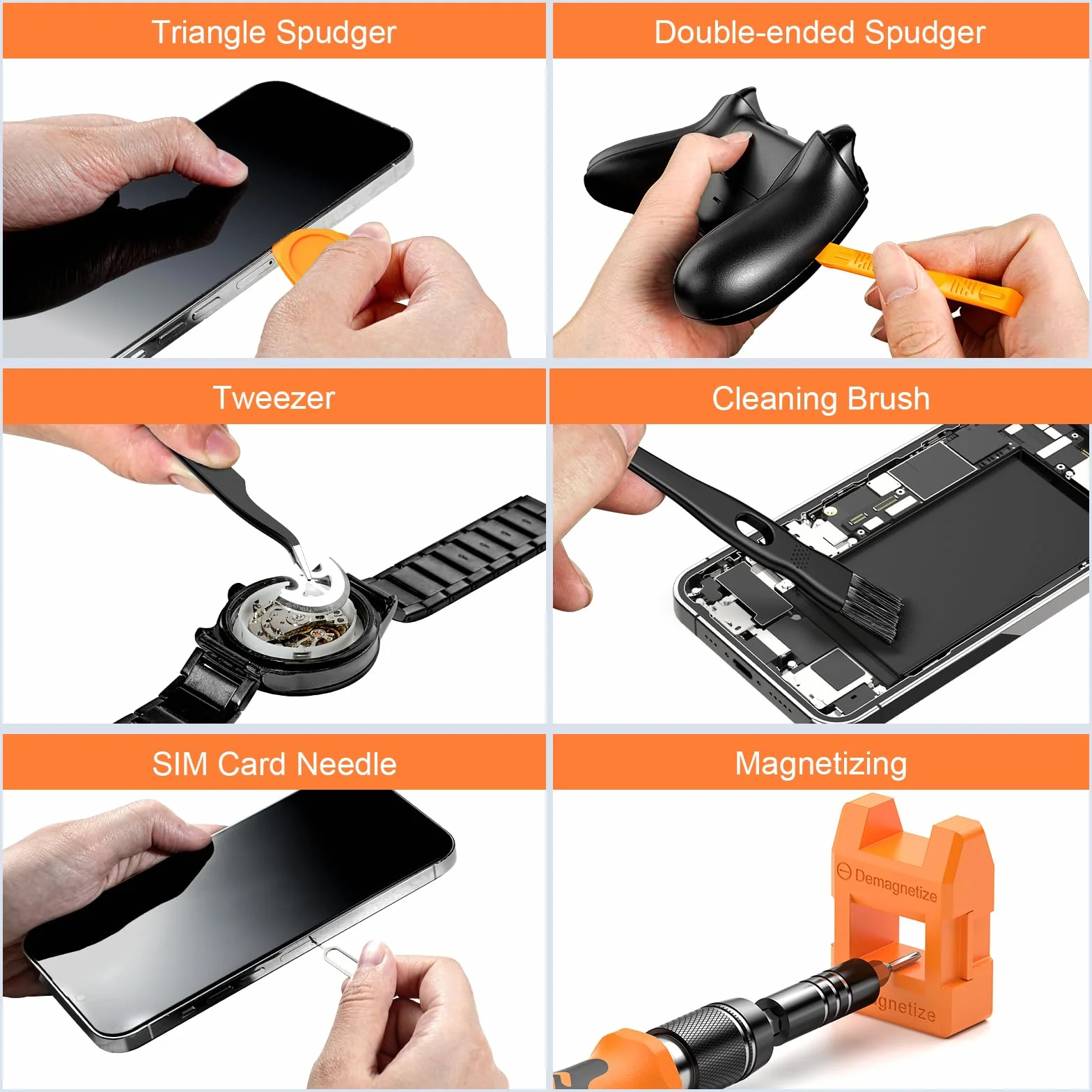 JOREST Zestaw wkrętaków precyzyjnych 117 w 1, profesjonalny zestaw do naprawy mini magnetycznych bitów torx, do PC, iPhone, laptopów, okularów, zegarów, przełączników, PS4, PS5, Xbox, elektroniki