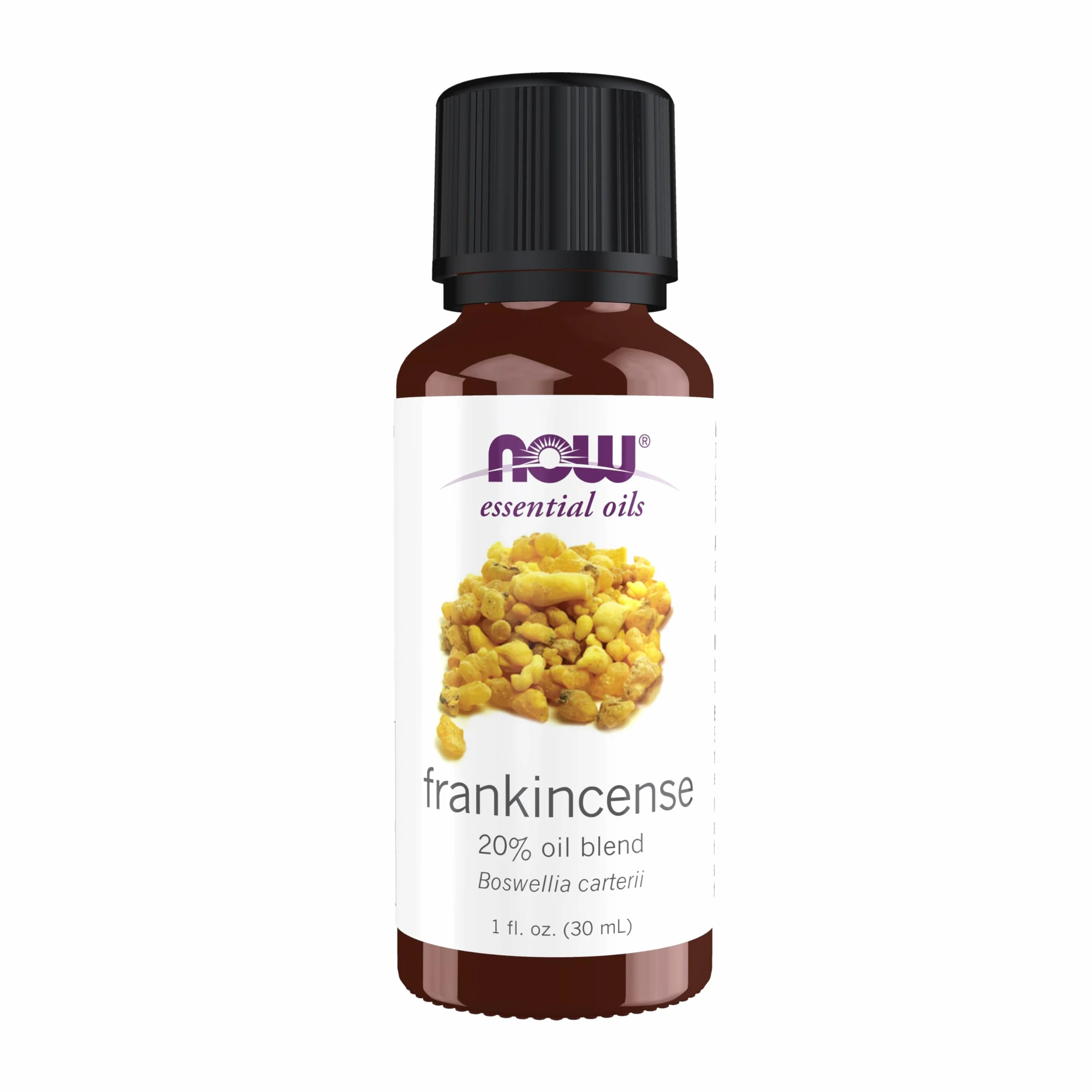 NOW Essential Oils Frankincense Oil Blend 20% czysty olej z kadzidłowca w jojoba aromaterapia 30 ml