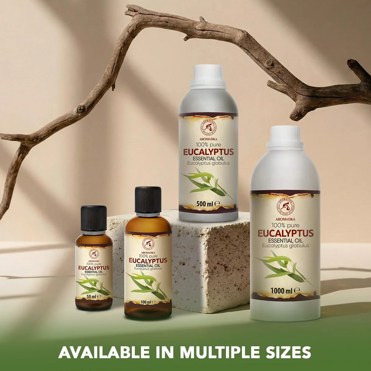 Olejek Eteryczny Eukaliptusowy 100 ml - Eucalyptus Globulus - Olejek Aromatyczny do Dyfuzora - Aromaterapia - Świece Zapachowe - Mydła - Odświeżanie Powietrza