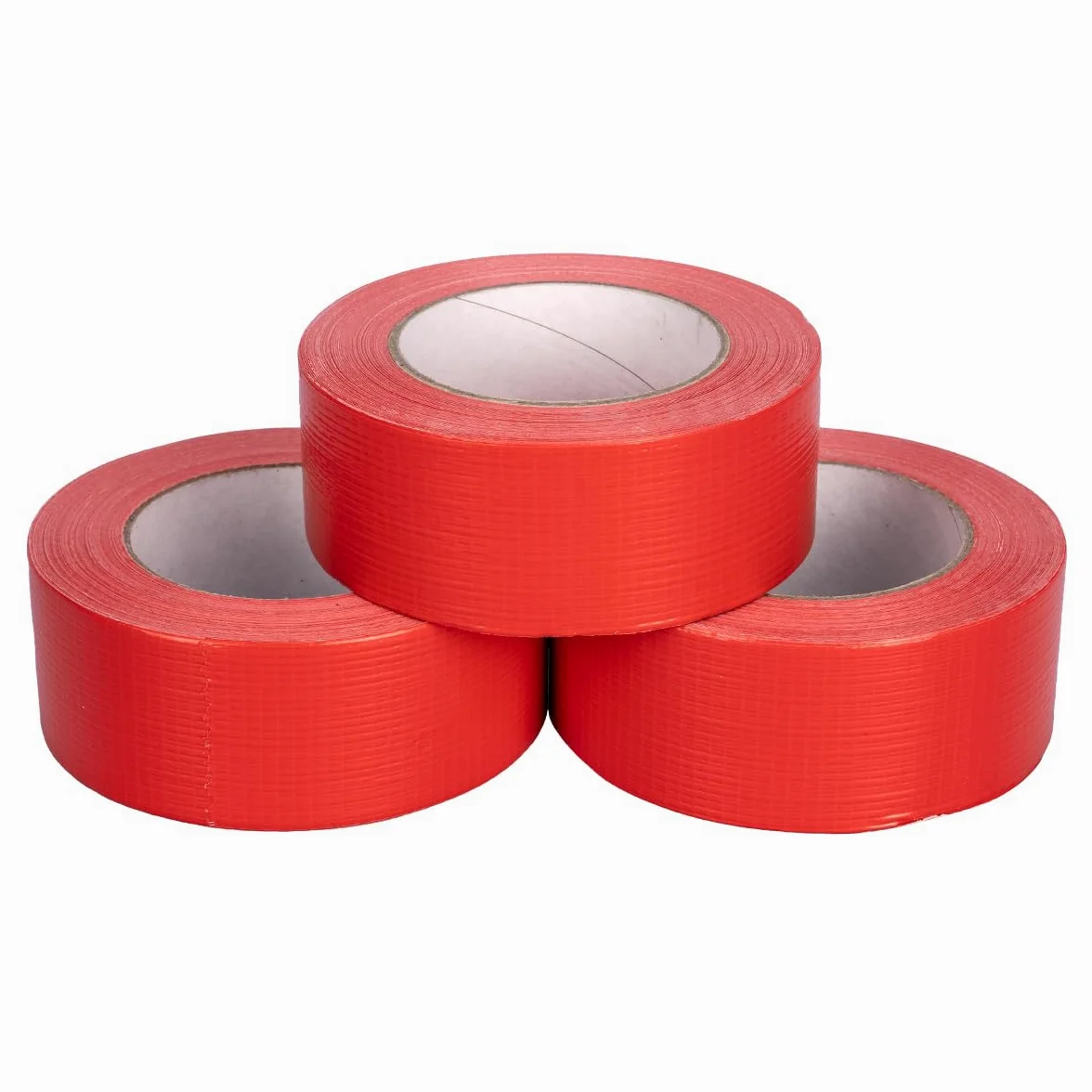 verpacking Zestaw 3 szt. | taśma pancerna premium czerwona [50 m x 48 mm] taśma naprawcza | wysoka siła klejenia | taśma klejąca