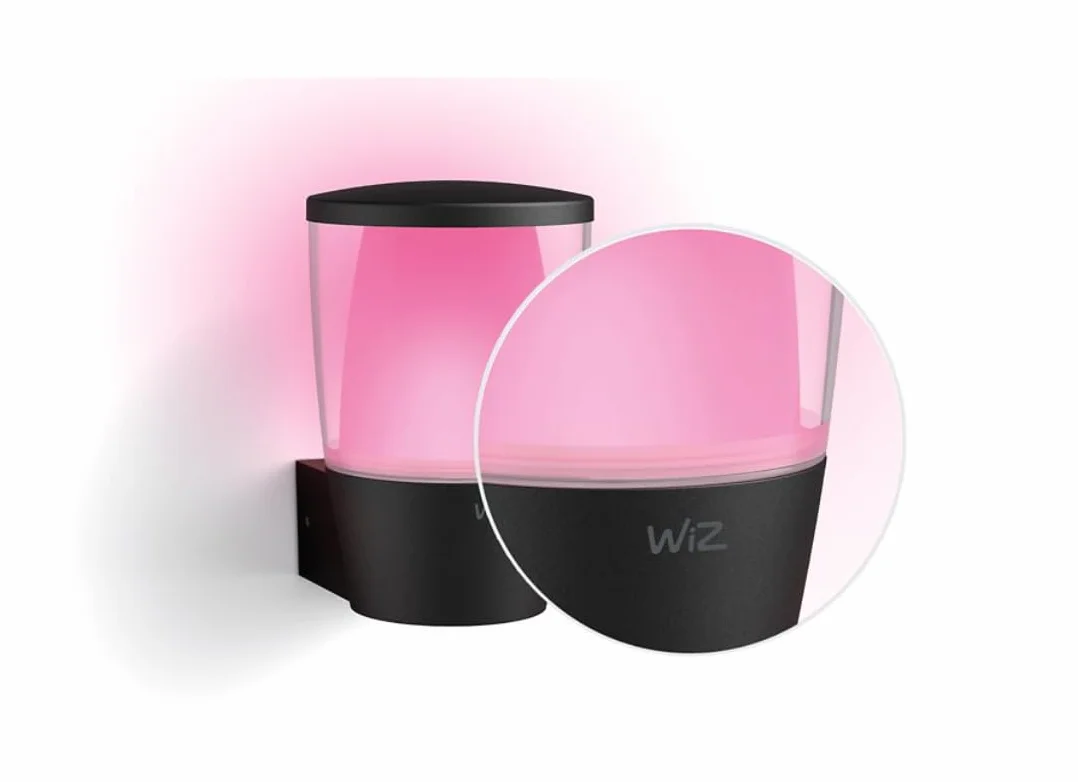 Wiz Inteligentna Lampa Ogrodowa Elpas, Wi-Fi, Bluetooth, Wiele Odcieni Bieli, Szeroka Paleta Kolorów, Sterowanie Aplikacją