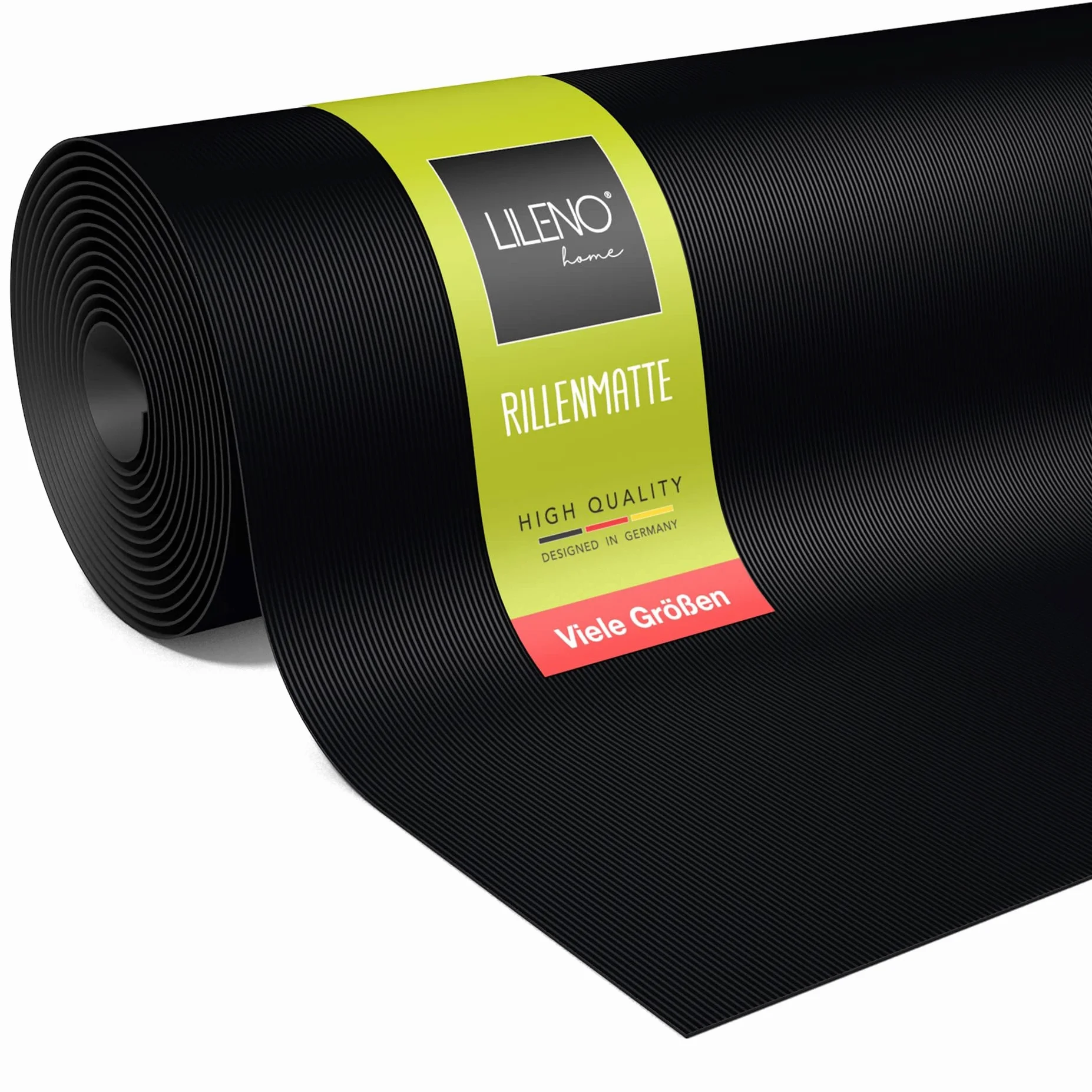 LILENO HOME Mata gumowa z wypustkami (3 mm), towar sprzedawany na metry, 250 x 100 cm – jako podłoga warsztatowa, mata antypoślizgowa, nakładka na stół warsztatowy i mata podłogowa, do piwnicy, przyczepy, garażu