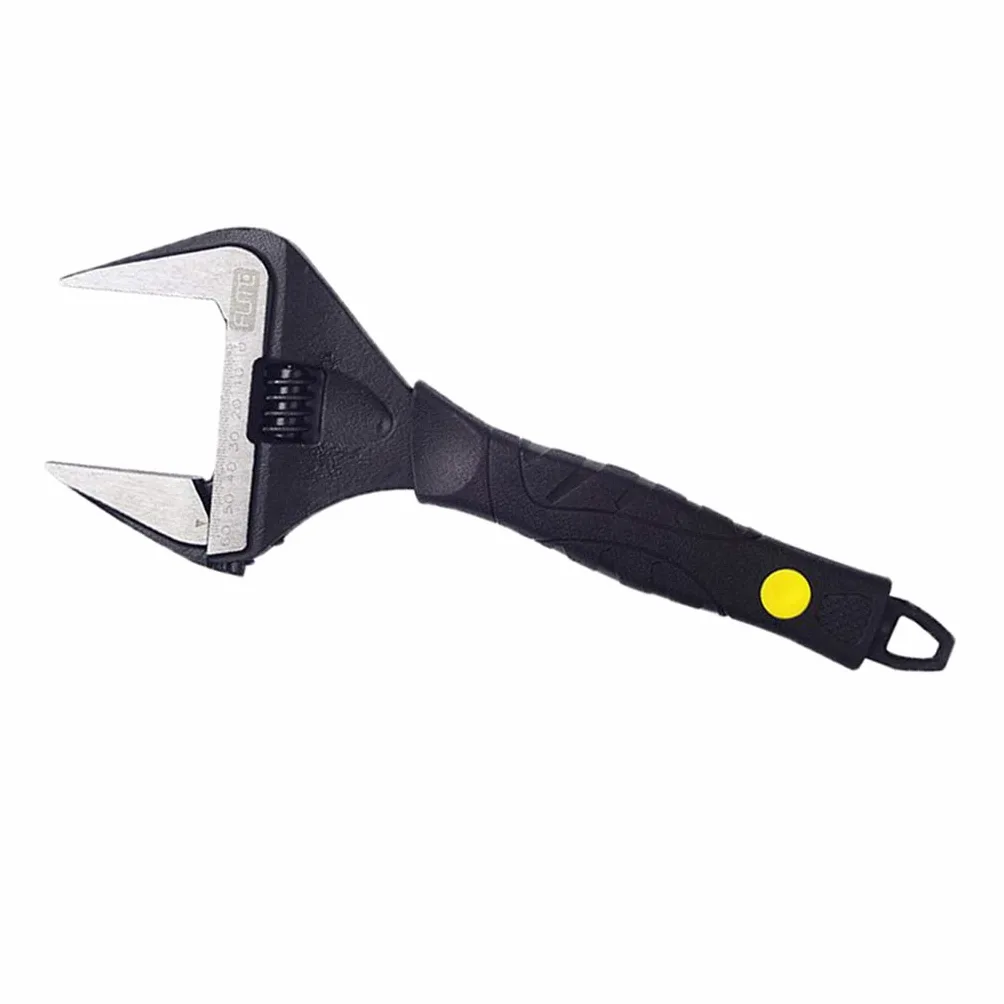 Antypoślizgowy uchwyt stalowy wspornik duży otwór hydrauliczny klucz nastawny 30 cm