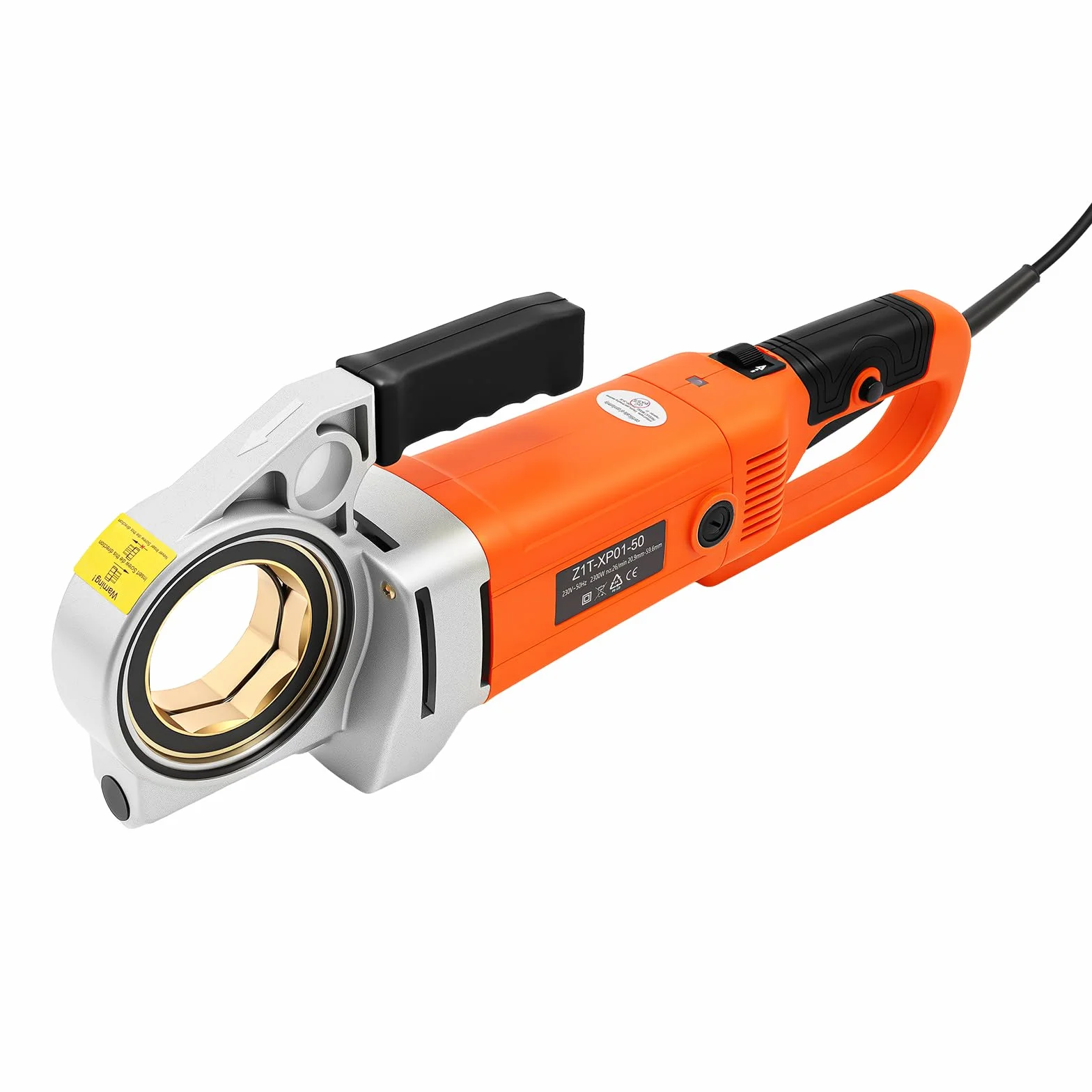 Przenośna maszyna do gwintowania 2300 W, elektryczny nawlekacz do rur z 6 matrycami 1/2", 3/4", 1", 1 1/4", 1 1/2", 2", 2", gwint rurowy, zestaw do gwintów rurowych