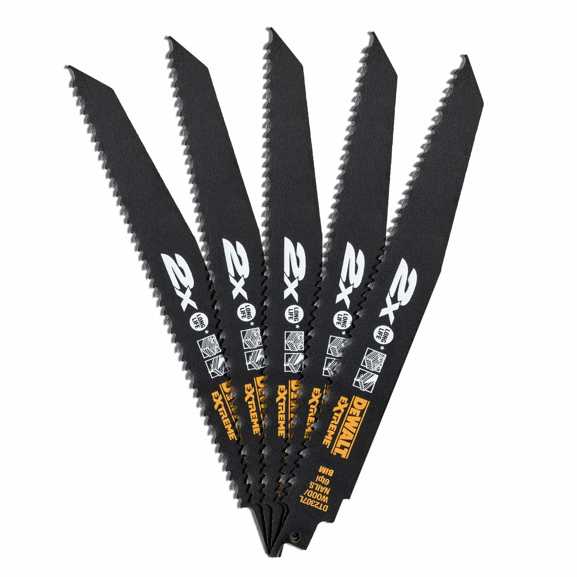 Brzeszczot do Piły Szablastej 228mm DT2307L DeWalt (5 szt.)