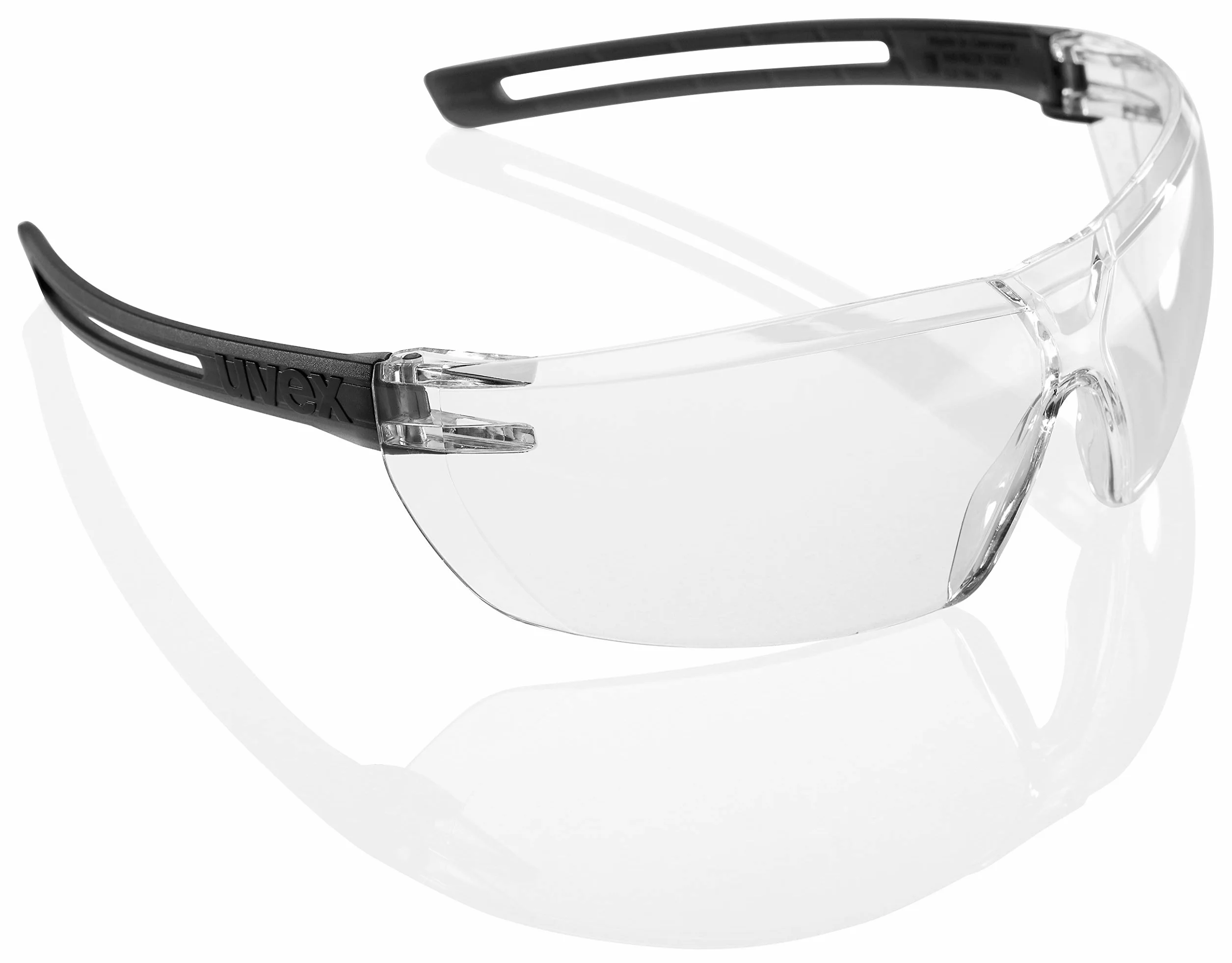 uvex x-fit okulary ochronne 9199 – odporne na zarysowania i zaparowanie, 100% ochrona UV 400 – okulary ochronne z powłoką – okulary robocze odporne na działanie środków chemicznych