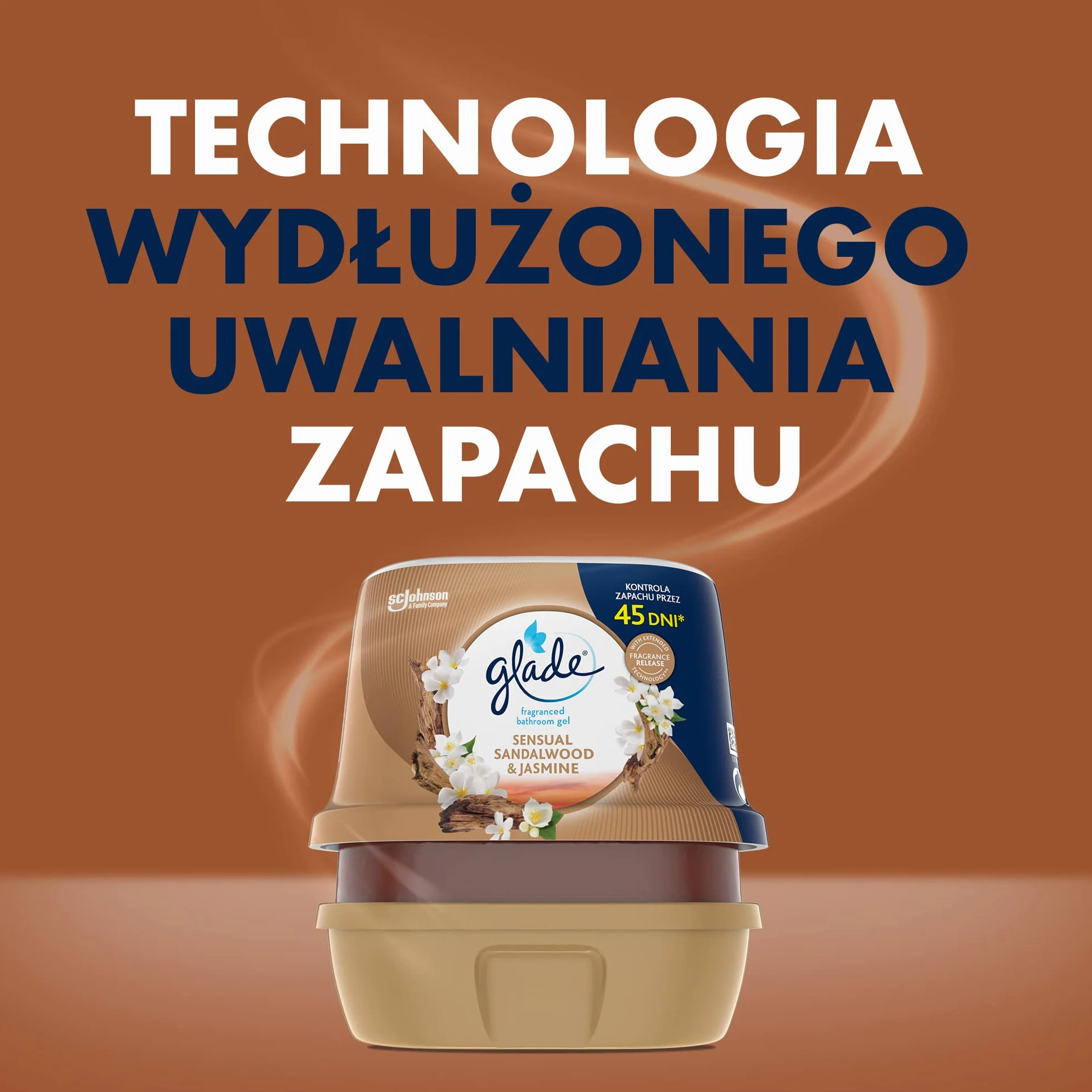 Glade® Zapachowy żel do łazienki - Sensual Sandalwood & Jasmine