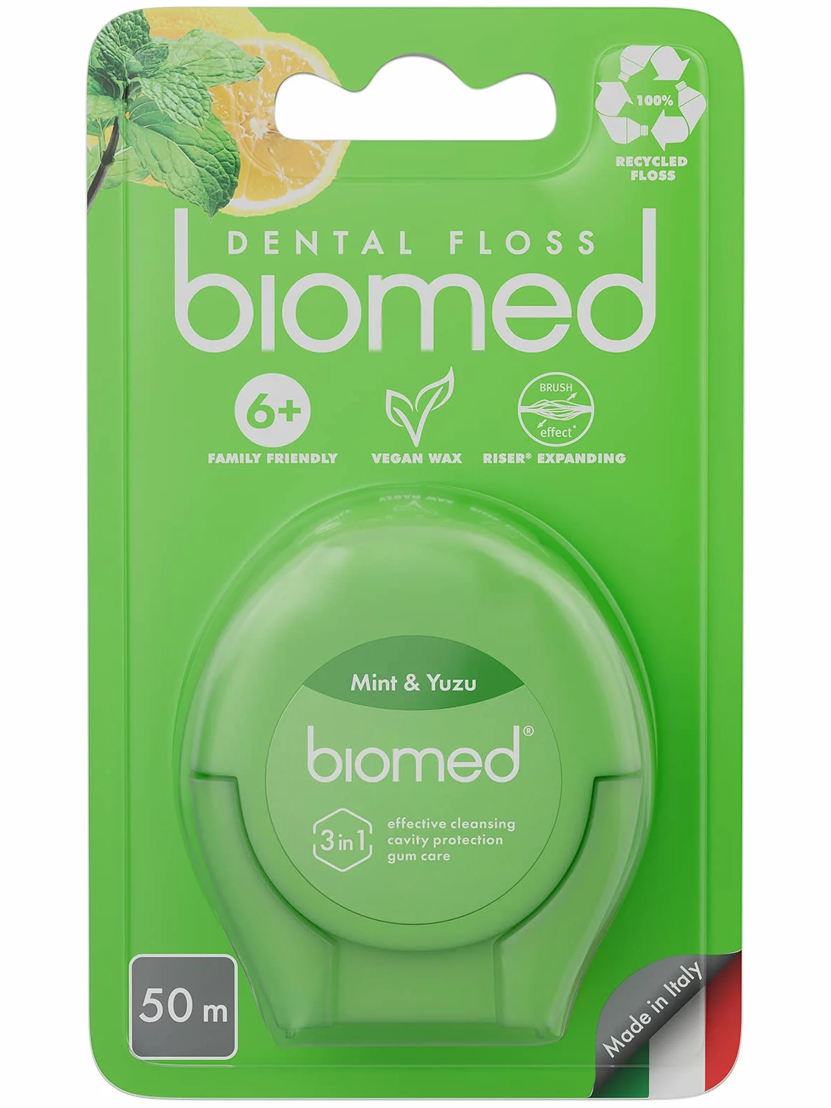 Biomed Mint & Yuzu Nić Dentystyczna 50 m