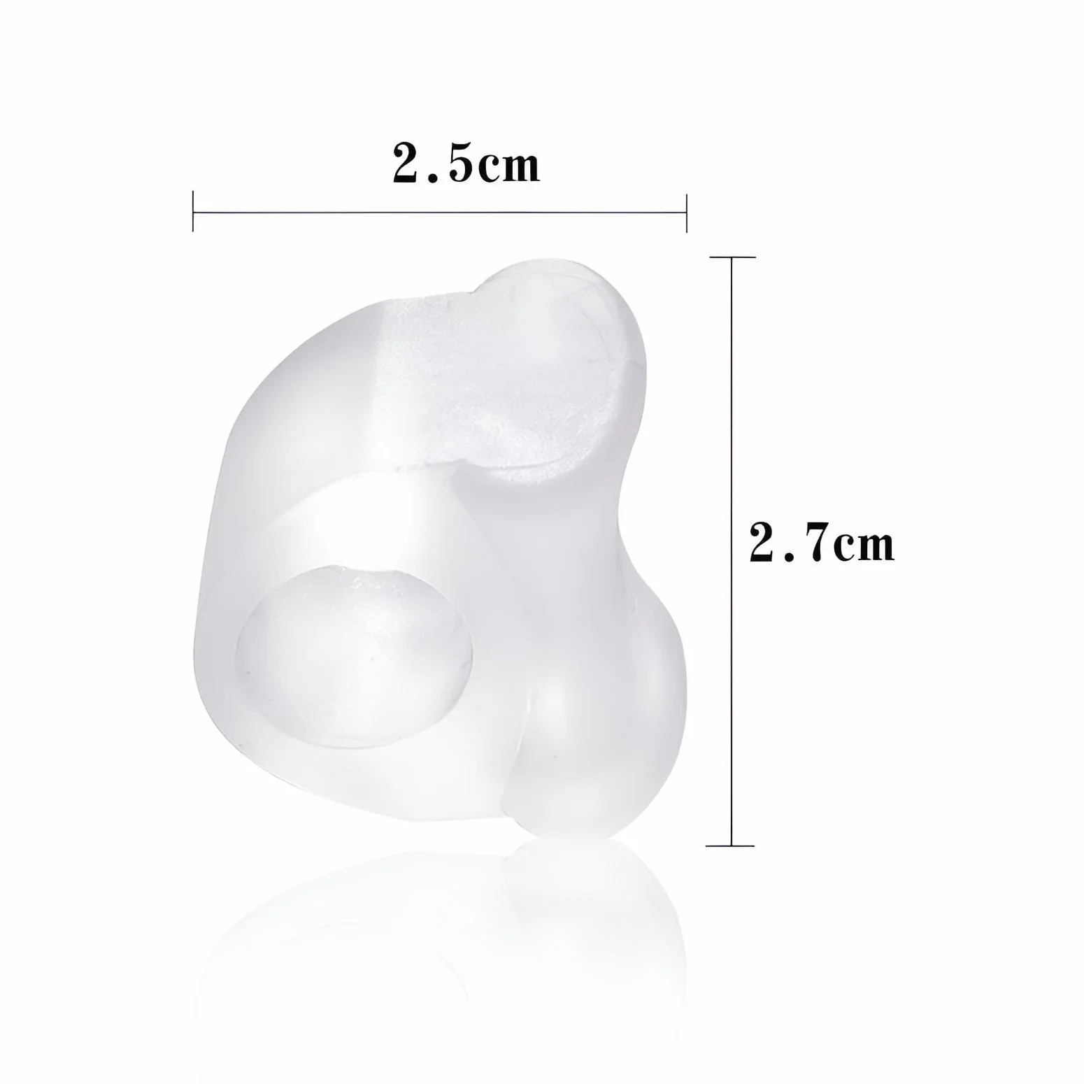 Silikonowe separatory palców do korekcji bunion, palucha koślawego, palce młotkowe