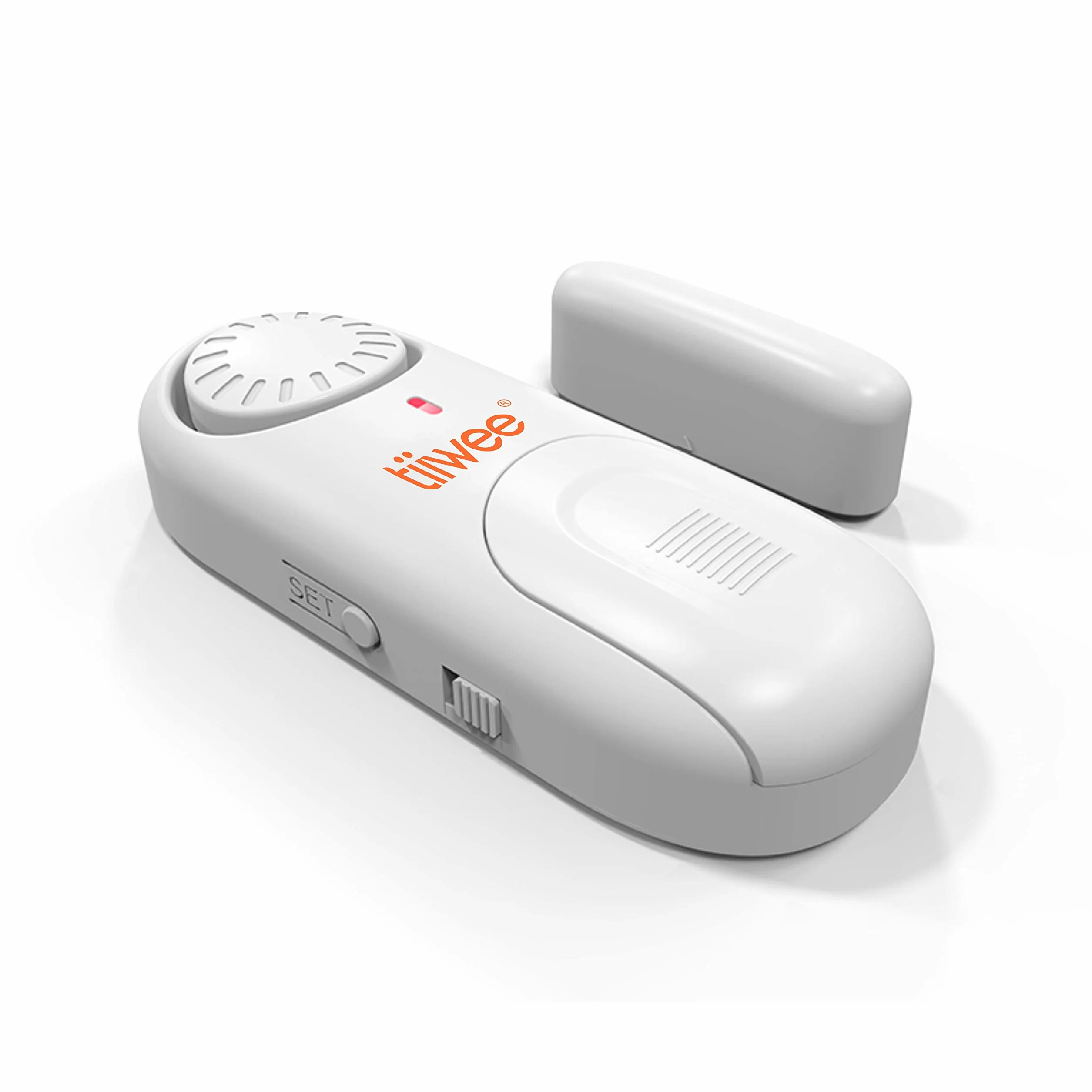 tiiwee Alarm okienny do drzwi 120 dB ochrona przed włamaniem – zestaw 4 szt. z bateriami