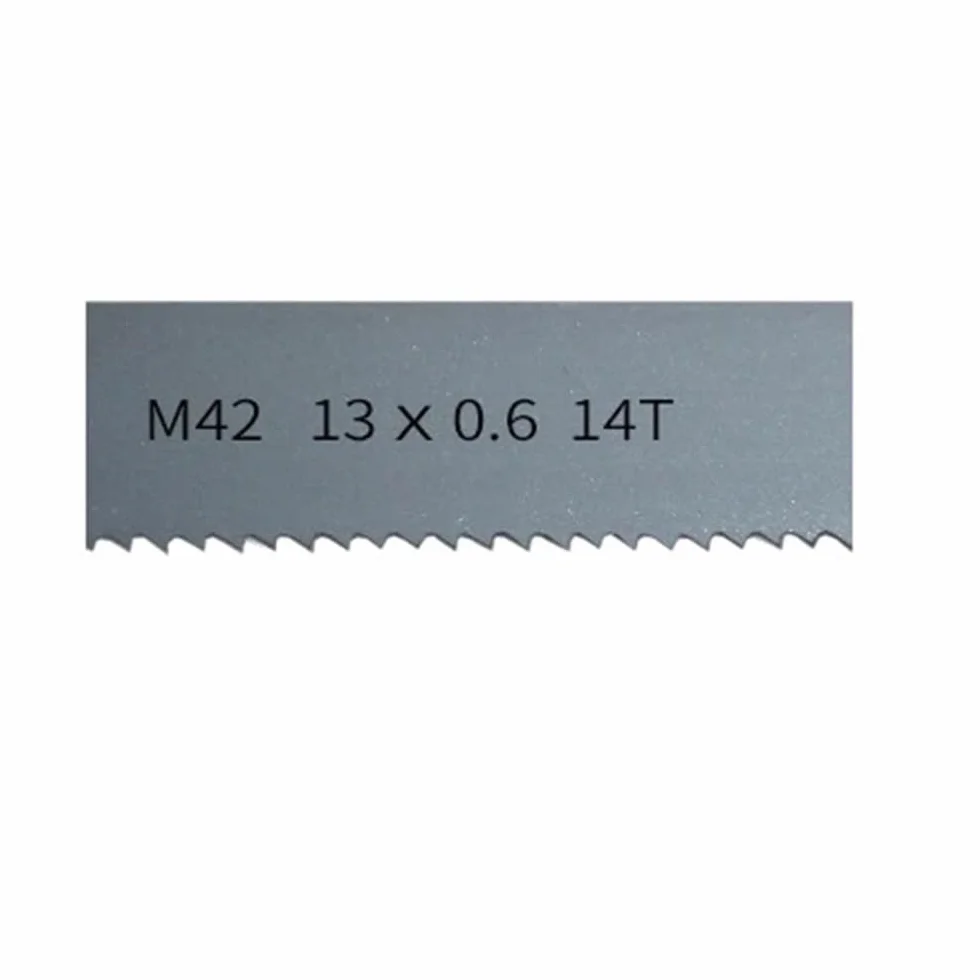 Piły taśmowe, Bimetalowe brzeszczoty do pił taśmowych 14TPI, 1140X13X0,5mm M42 brzeszczoty do pił taśmowych, 44 7/8 X 1/2'' brzeszczoty do pił taśmowych do cięcia metalu 2 szt.