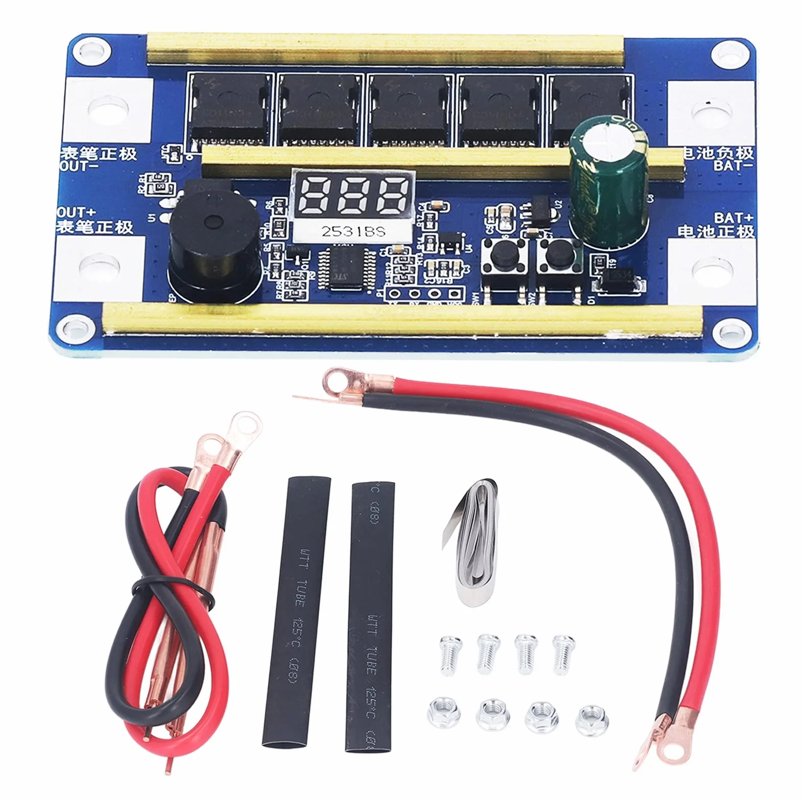 Z99 Zgrzewarka Punktowa Płytka Drukowana, 3-Cyfrowy Wyświetlacz Cyfrowy Mini DIY Zgrzewarka Punktowa Przechowywanie Baterii Zgrzewarka Punktowa Zestaw 12v Dc 32650
