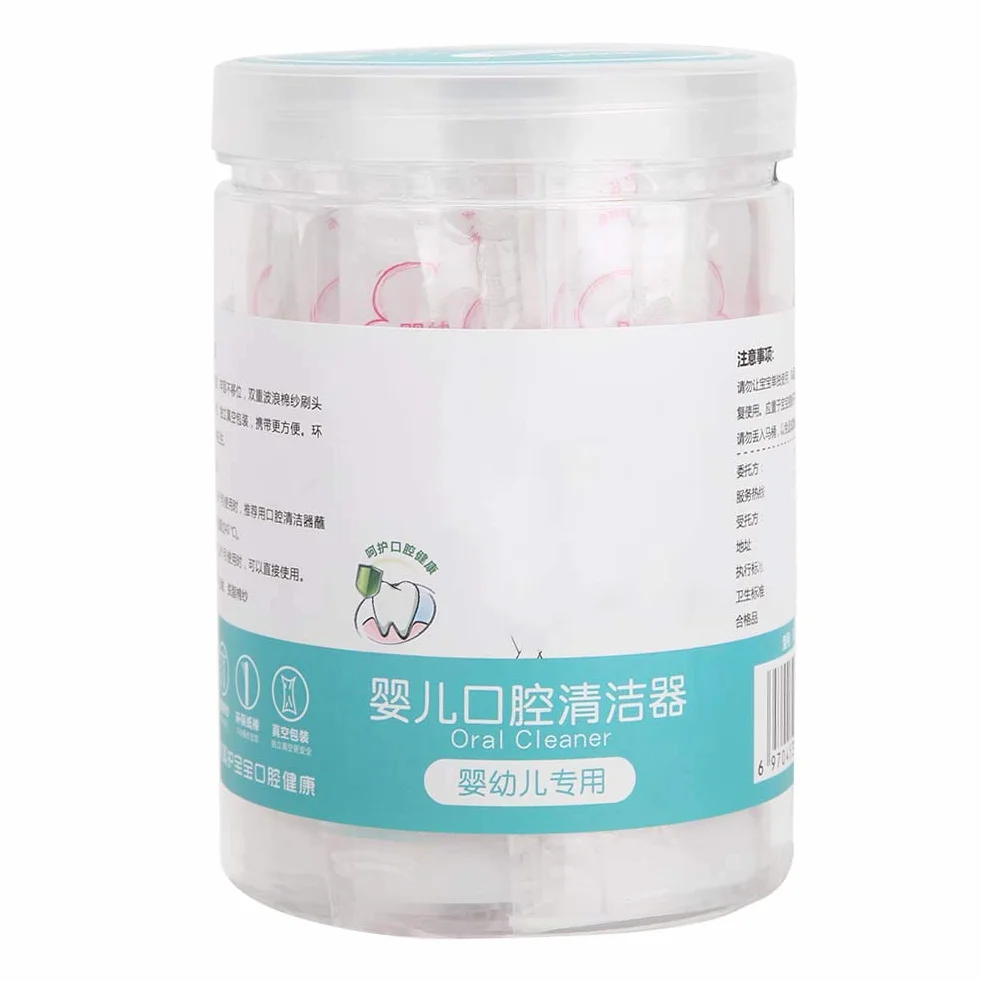 30 Szt. Szczoteczka do Zębów dla Dzieci Tongue Cleaner, Pielęgnacja Zębów Baby Oral Cleaner na 0-36 Miesięcy Baby Finger Szczoteczka do Zębów
