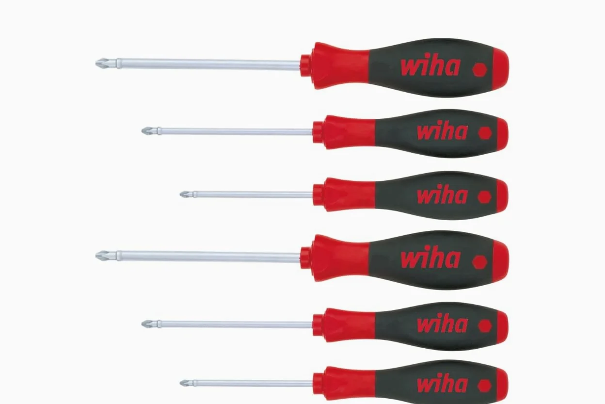 Wiha Zestaw wkrętaków SoftFinish Phillips, Pozidriv 6-częściowy (26146)