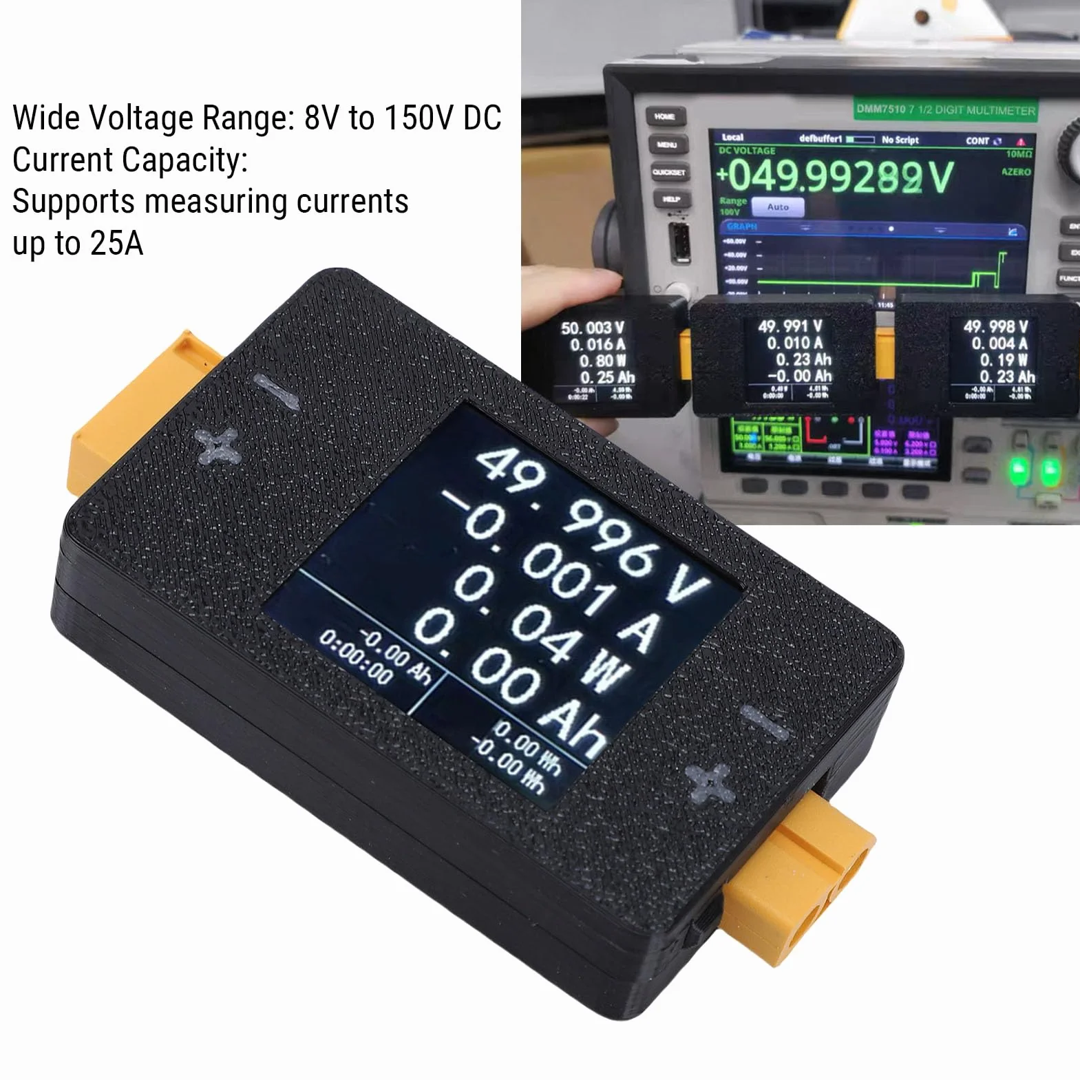 Cyfrowy Miernik Mocy 25A XT60 Analizator Baterii RC LIPO Tester Napięcia