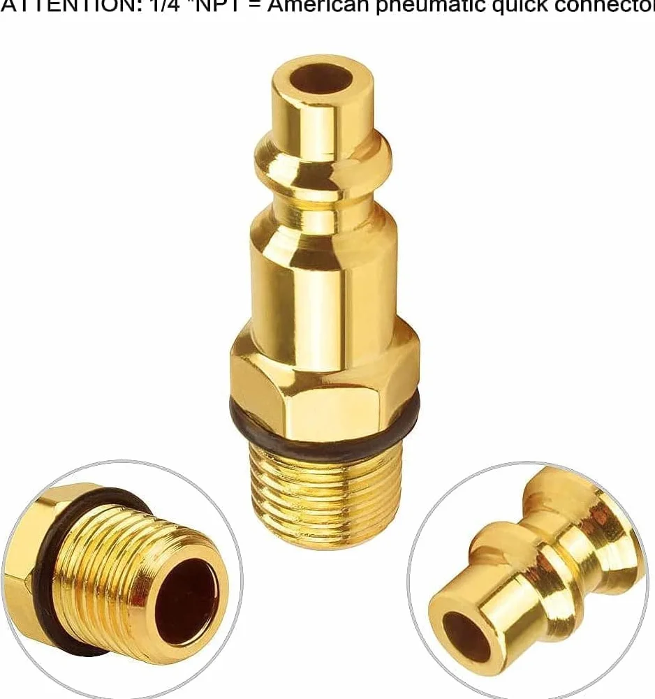 1/4 "NPT-12 szt., zestaw gniazd do sprężarki powietrza, złączki do szybkozłącza pneumatyczne amerykańskie