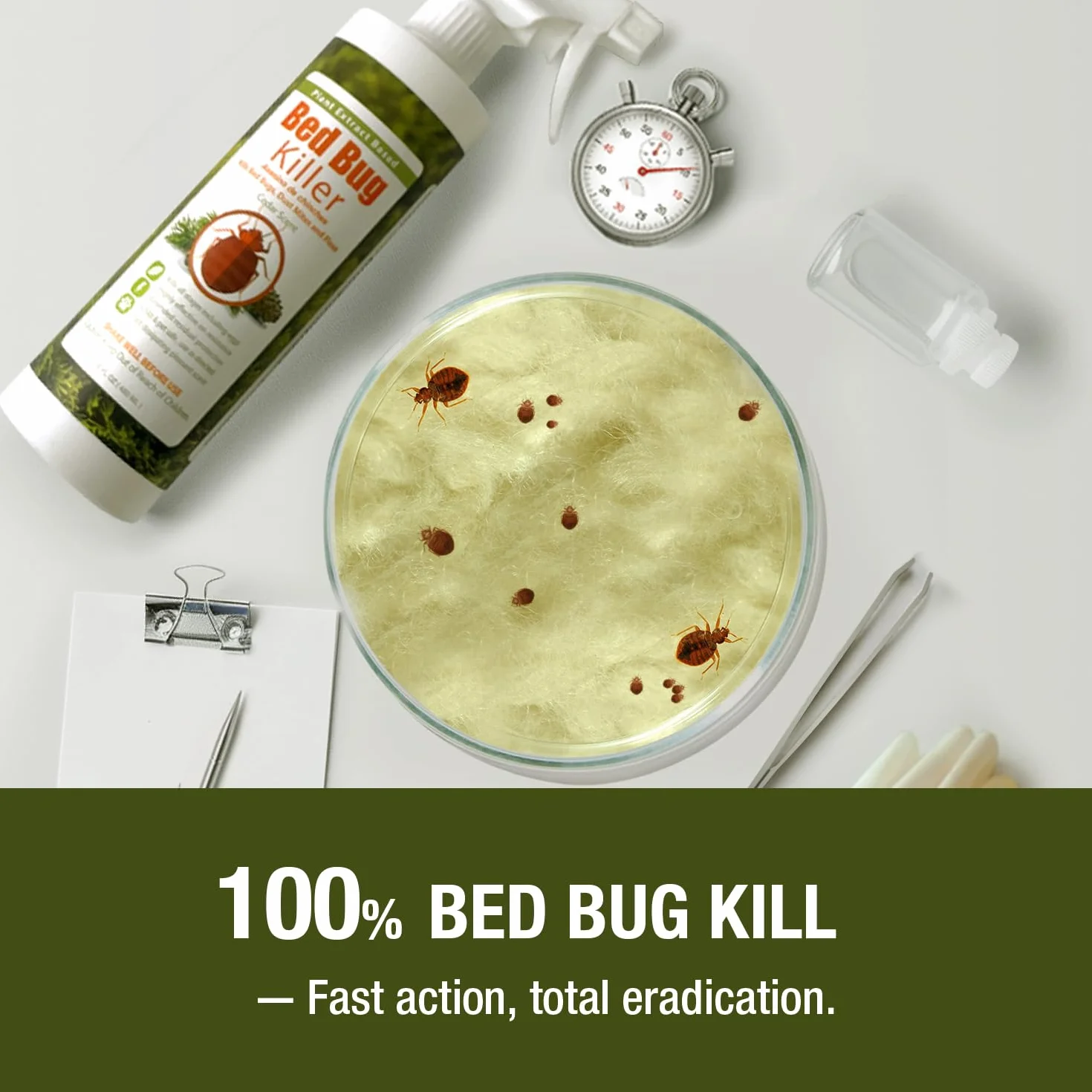 EcoRaider naturalny spray na owady (480 ml), 100% szybka eliminacja + eliminuje jaja i odporne owady, zaawansowana ochrona resztkowa, nietoksyczny + bezpieczny dla dzieci i zwierząt