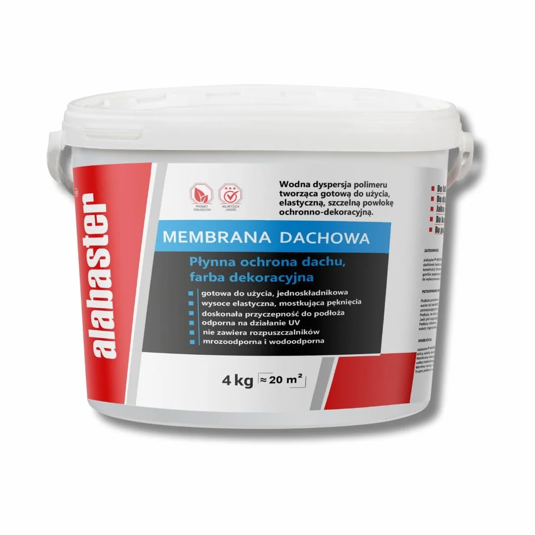 FARBA DEKOR MEMBRANA DACHOWA PŁYNNA ALABASTER 4KG