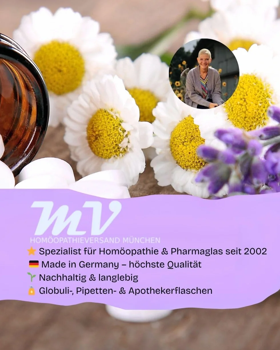 Homeopatyczna apteczka awaryjna z 4 butelkami z brązowego szkła (z ochroną UV) i etykietami, skóra (malinowa)