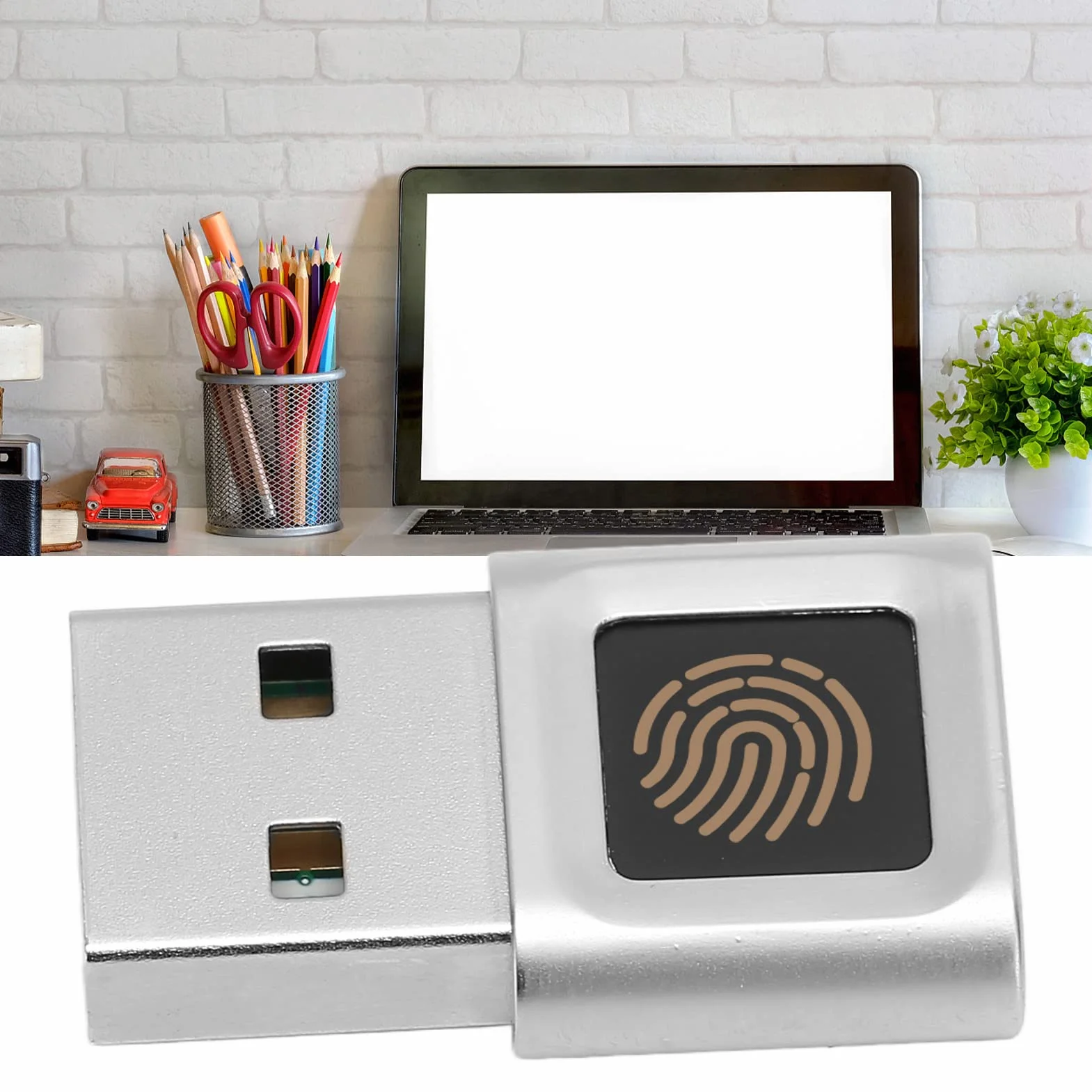 PUSOKEI Mini czytnik linii papilarnych USB do laptopa skaner linii papilarnych Hello, czujnik odcisków palców, biometryczne zamki bezpieczeństwa laptopa do 7/8/10