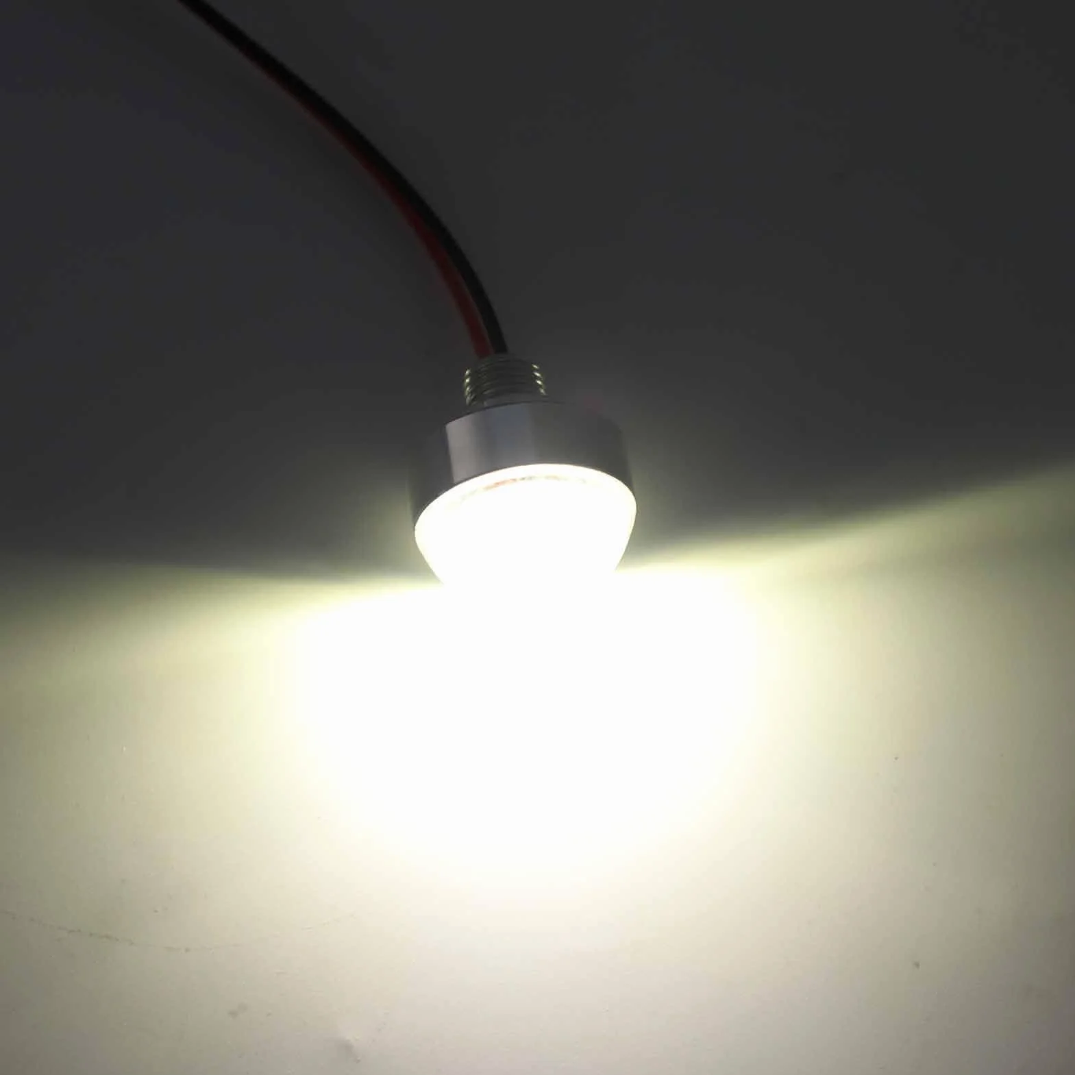 Cryfokt Mini Reflektor LED, Stała lub Oddychająca jasność światła Punktowego USB 5 V do Prezentacji Szafki na biżuterię