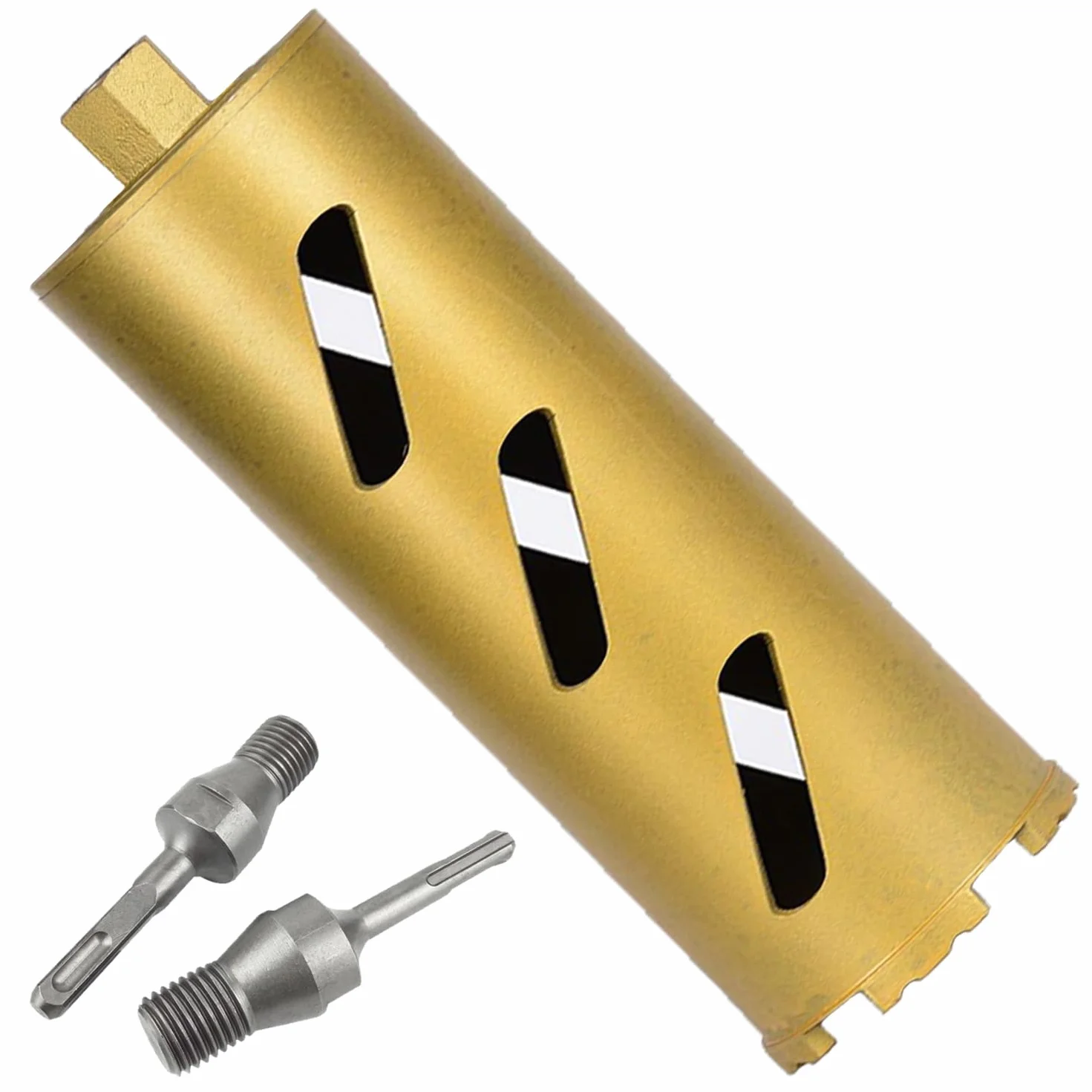 Wiertła na sucho do betonu hartowanego z prętami zbrojeniowymi do muru blonck 2 adaptery (140 mm)