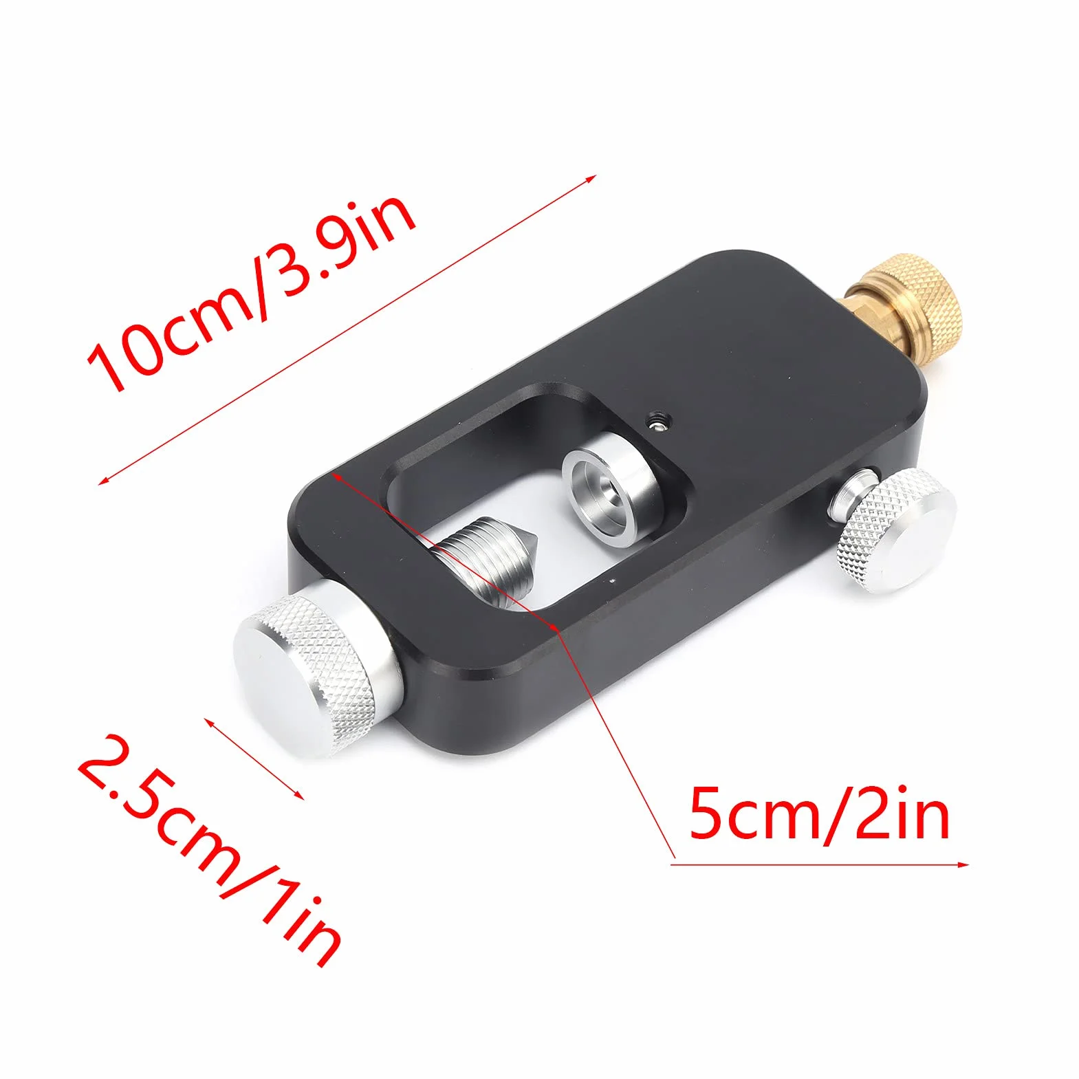 DIDEEP Adapter Butli do Napełniania Nurkowego, Aluminium Lotnicze - Adapter do Butli Nurkowej do Transportu Tlenu - Duża do Małej Butelki - Interfejs: 8 MM - Konwerter
