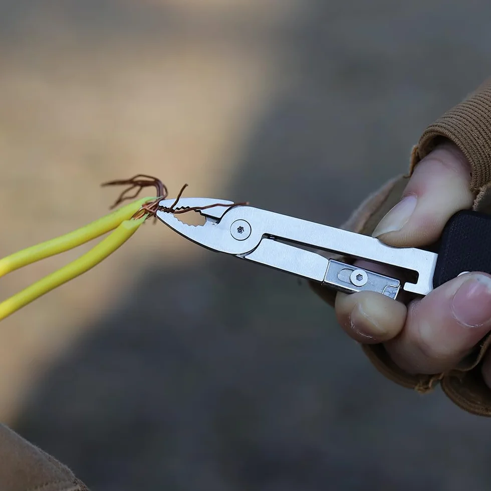 Roxon Mini szczypce FTL2-2 - wymienne narzędzie wielofunkcyjne TYLKO dla Flex Companion (długie narzędzie, 2 gniazda)