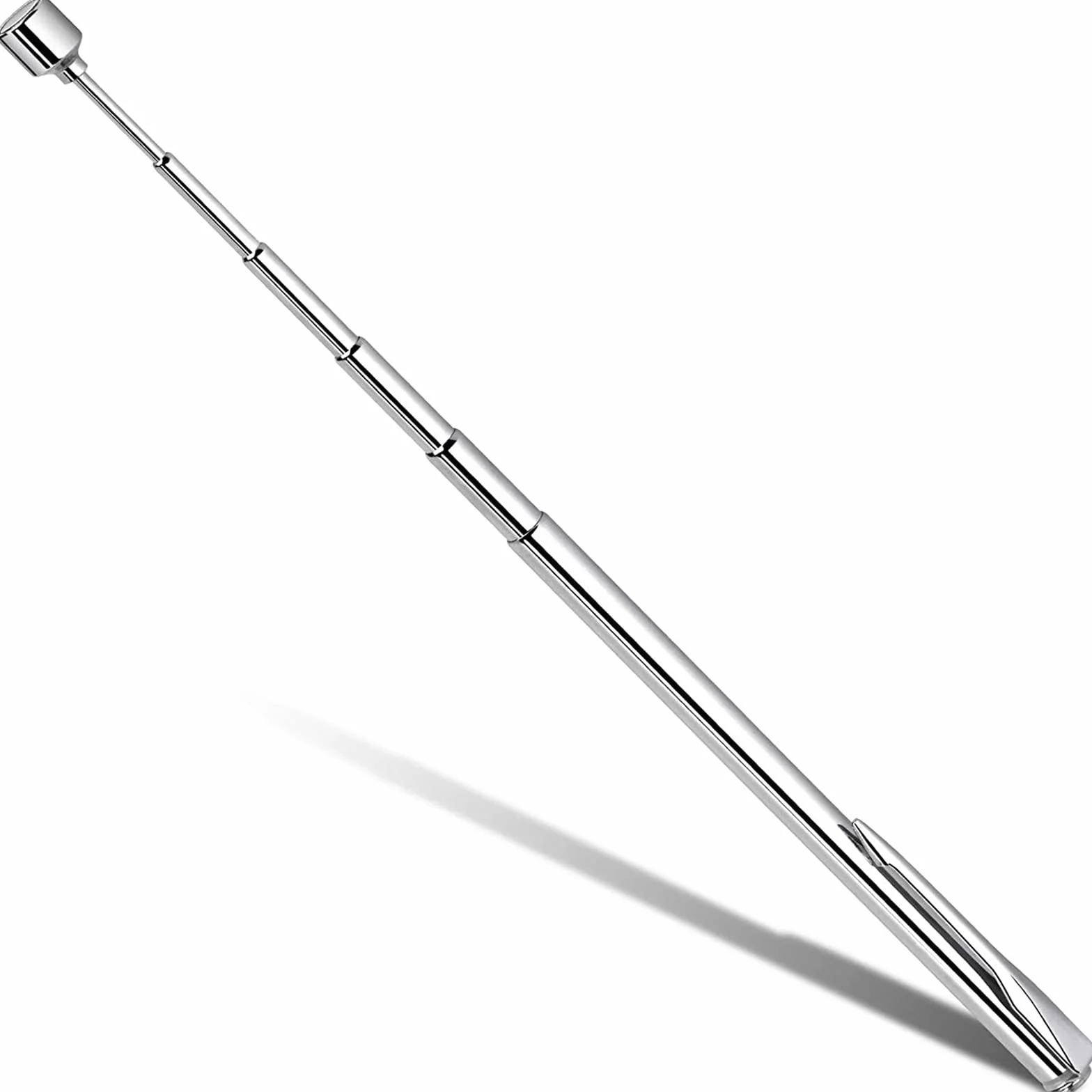 VIEVRE Pręt magnetyczny, drążek teleskopowy ze stali nierdzewnej, podnośnik magnetyczny, magnes teleskopowy, magnes prętowy mocny do 64 cm, do kluczy, monet, śrub, długopisów, części metalowych