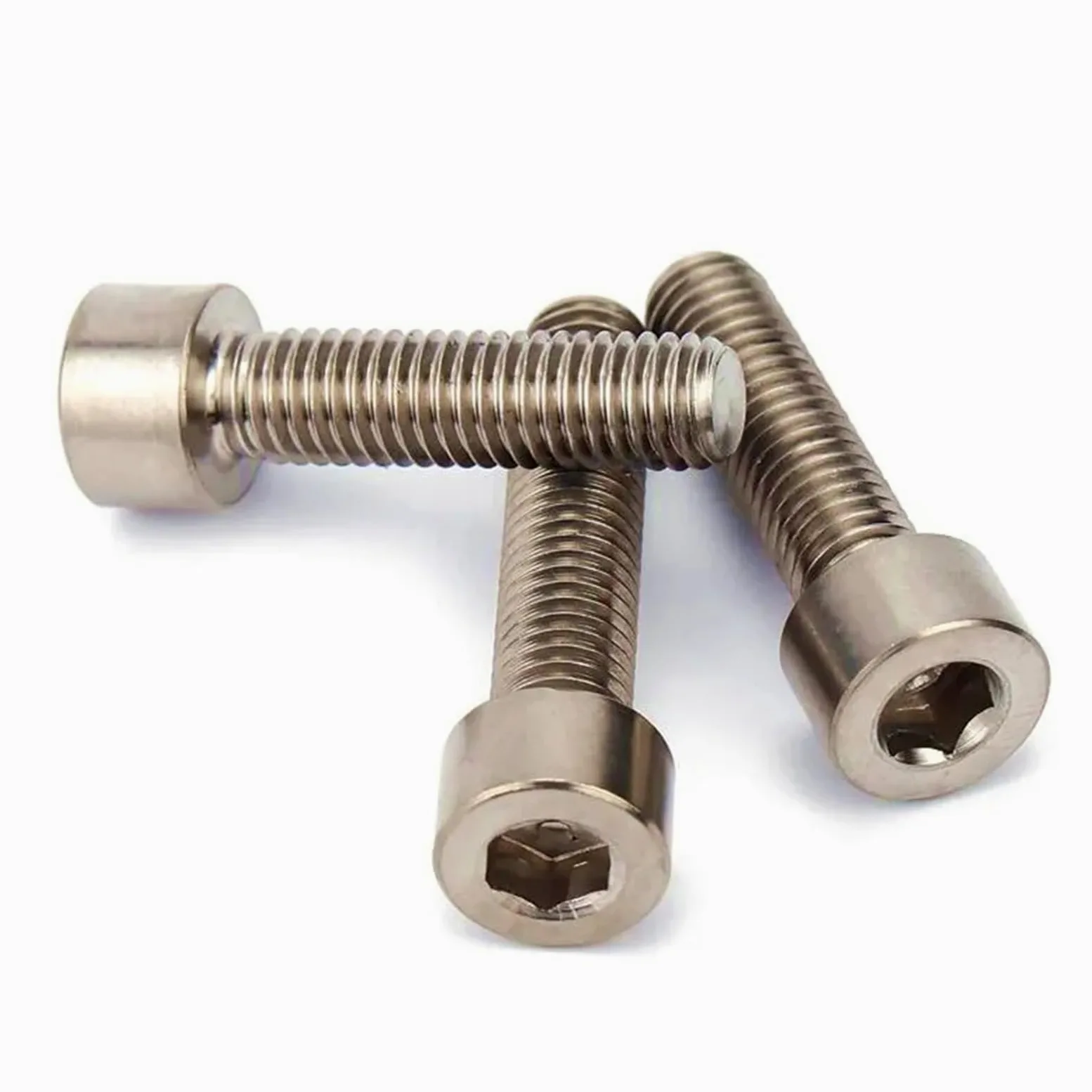 10 szt. M8 M10 DIN912 GR2 Śruby z łbem sześciokątnym - odporne na erozję, nietoksyczne, bezpieczne do różnych zastosowań(M10x10mm)