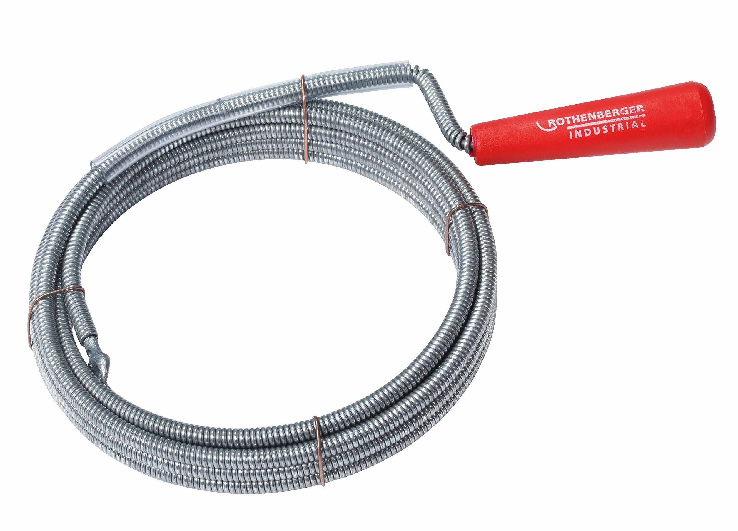 ROTHENBERGER Przemysłowa spirala do czyszczenia z pazurem, długość 3 m, Ø 6 mm - 1500000139