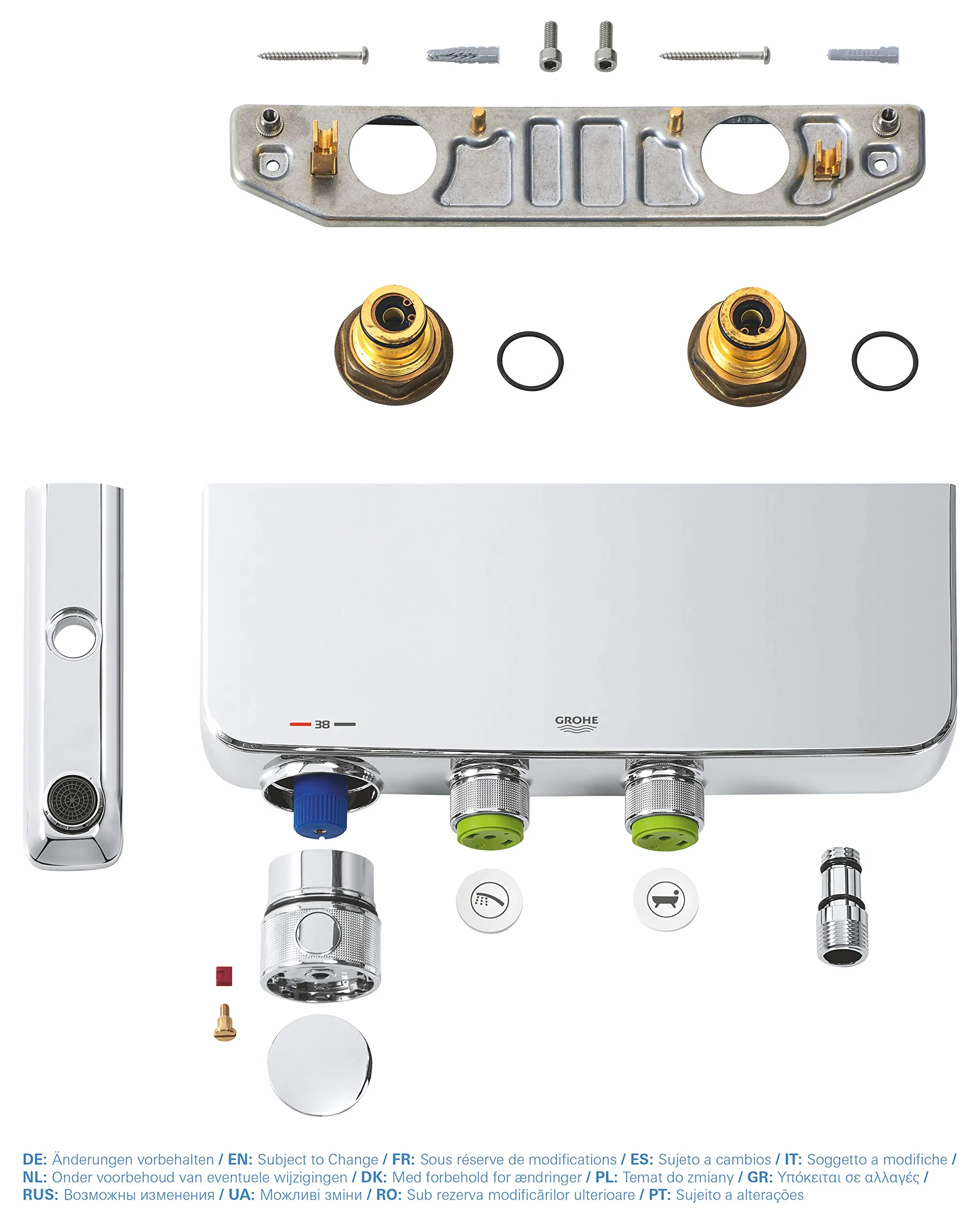 GROHE 34718000 System prysznicowy Smart Control, chrom
